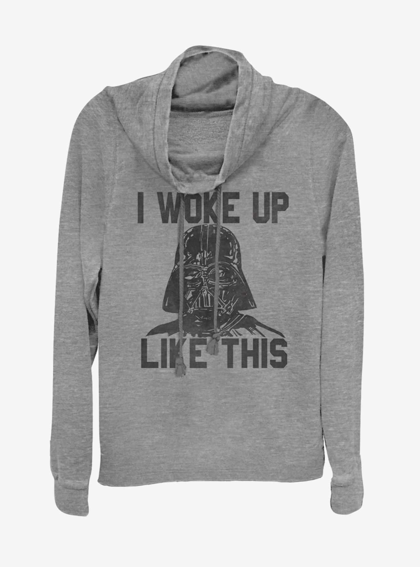 Lucasfilm Star Wars Woke Up Cowlneck Long-Sleeve Womens Top, , hi-res