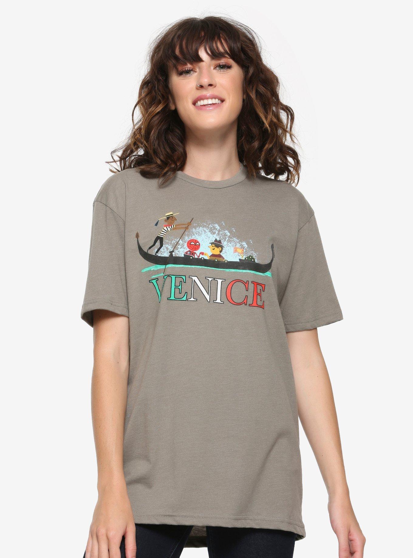 Marvel Spider-Man Venice T-Shirt - BoxLunch Exclusive, GREY, hi-res