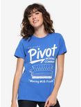 Friends Pivot Moving Company Women's T-Shirt - BoxLunch Exclusive, BLUE, hi-res