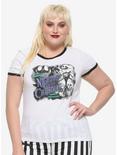 The Nightmare Before Christmas Horror Movie Poster Girls Ringer T-Shirt Plus Size, MULTI, hi-res