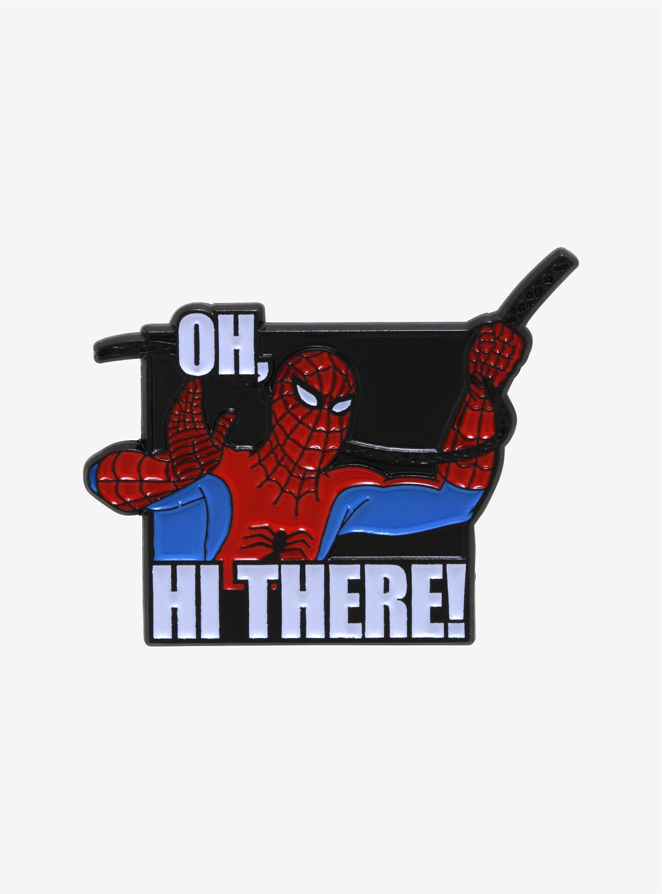 Marvel Spider-Man Hi There Enamel Pin, , hi-res