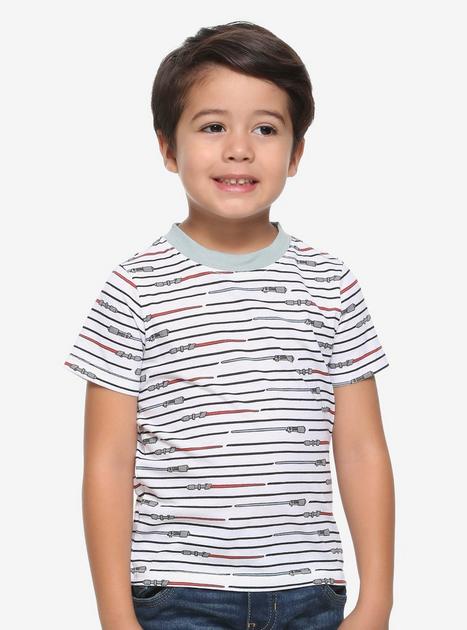 Star Wars Lightsaber Striped Toddler Ringer T-Shirt - BoxLunch ...