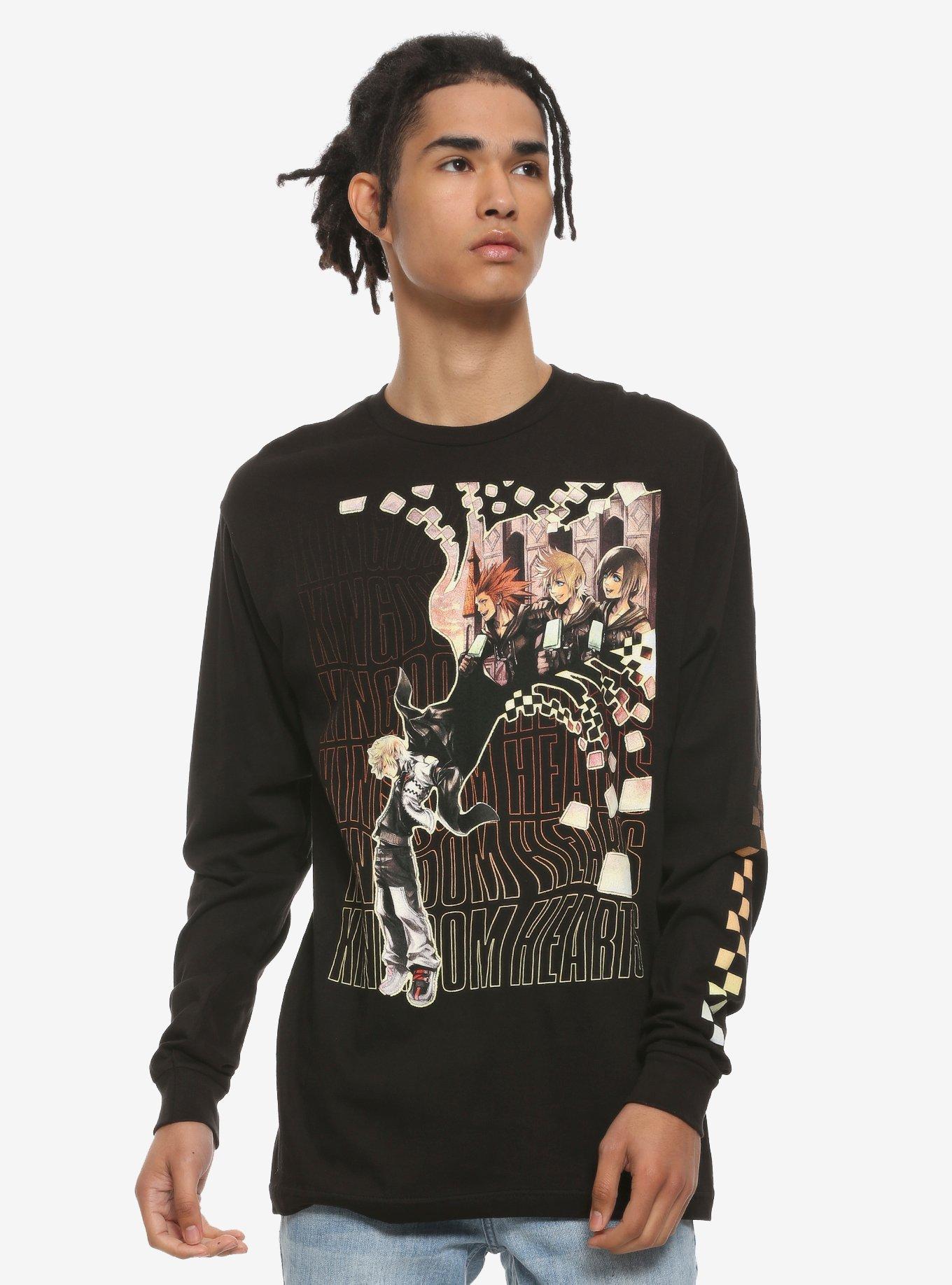 Disney Kingdom Hearts Check Long-Sleeve T-Shirt | Hot Topic