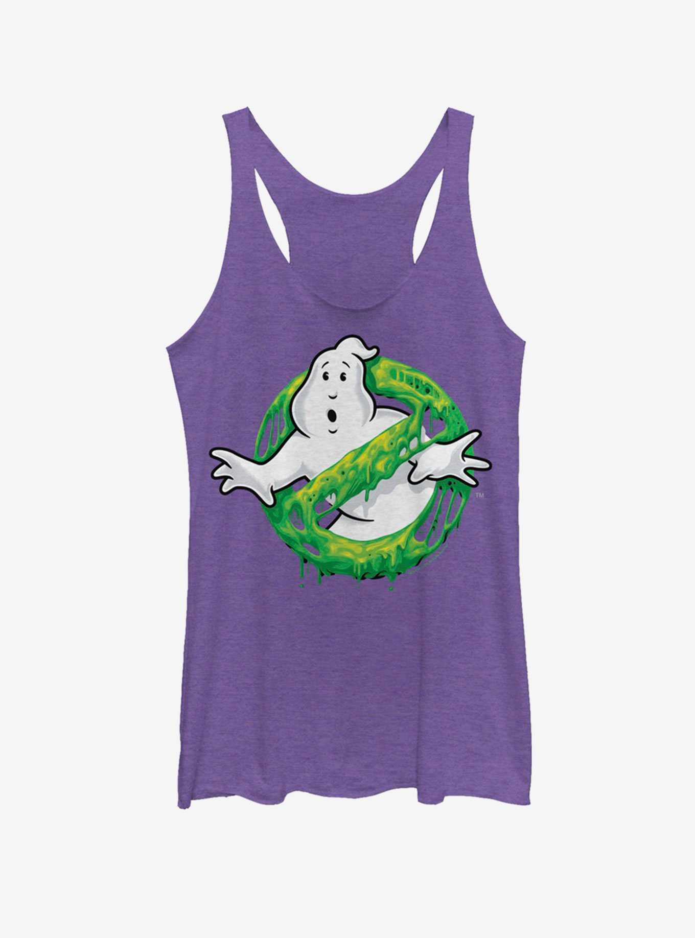 Ghostbusters Ghost Logo Green Slime Womens Tank, , hi-res