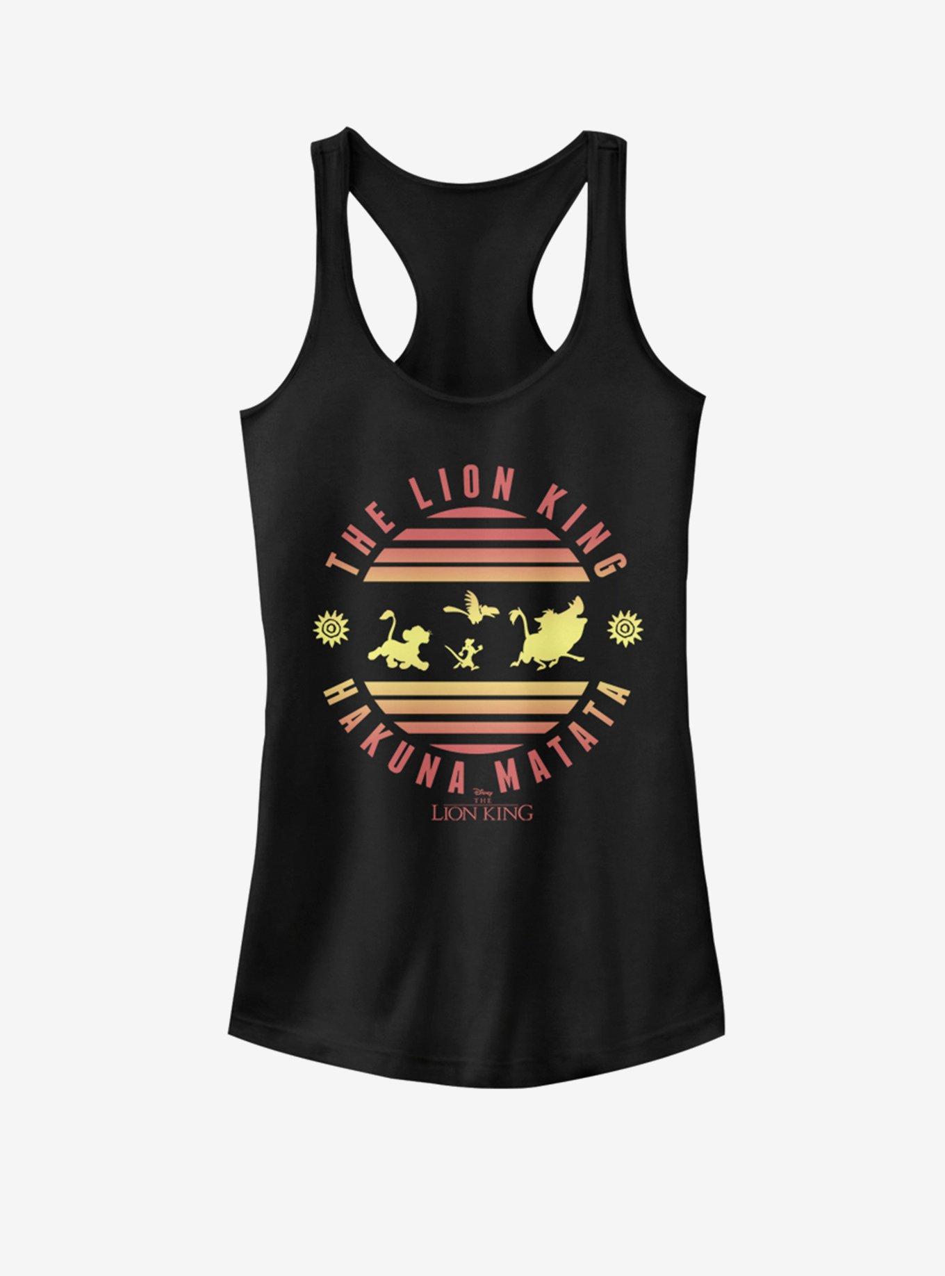 Disney The Lion King Hakuna Circle Girls Tank, BLACK, hi-res