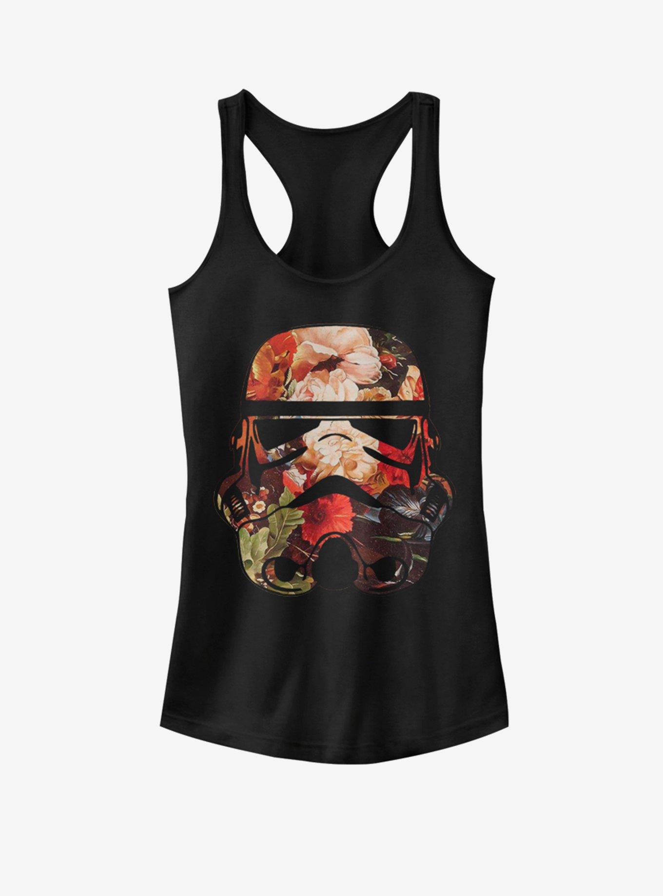 Star Wars Flowerish Troop Girls Tank, BLACK, hi-res