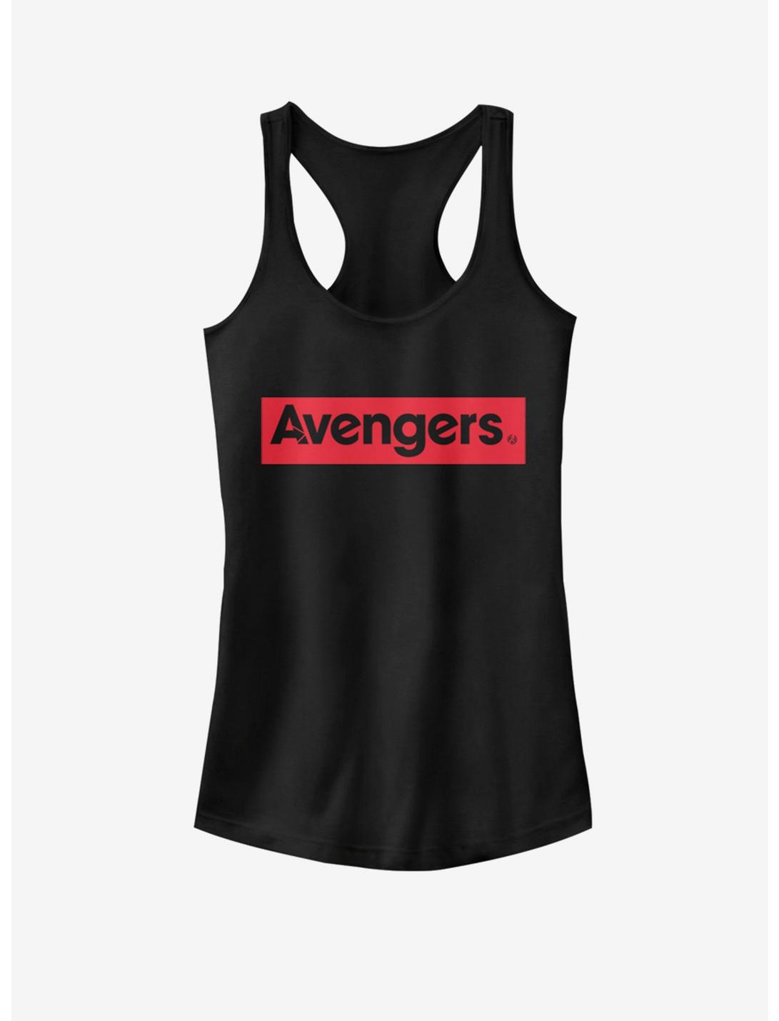 Marvel Avengers Girls Tank, BLACK, hi-res