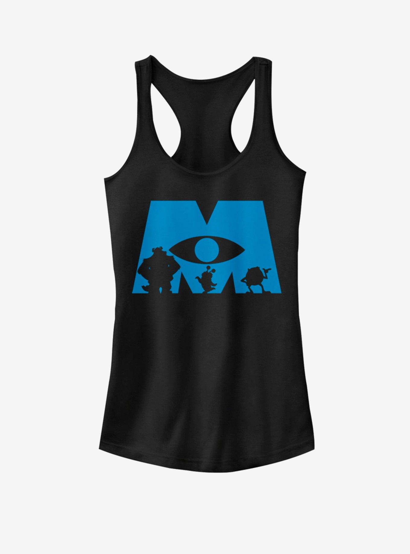 Disney Pixar Monsters Inc. Simple Silhouette Logo Girls Tank, , hi-res