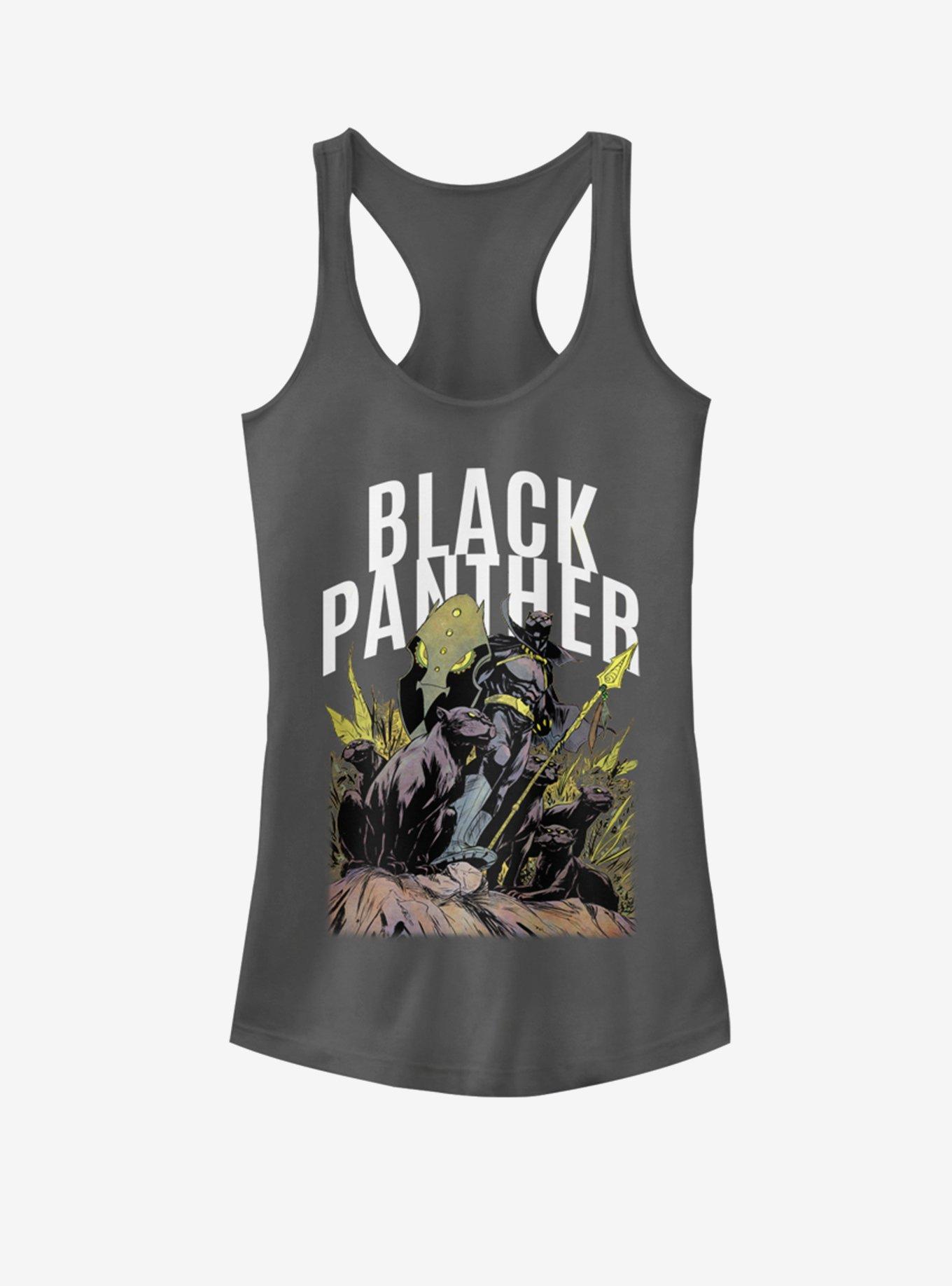 Marvel Black Panther Panther Squad Girls Tank, CHARCOAL, hi-res