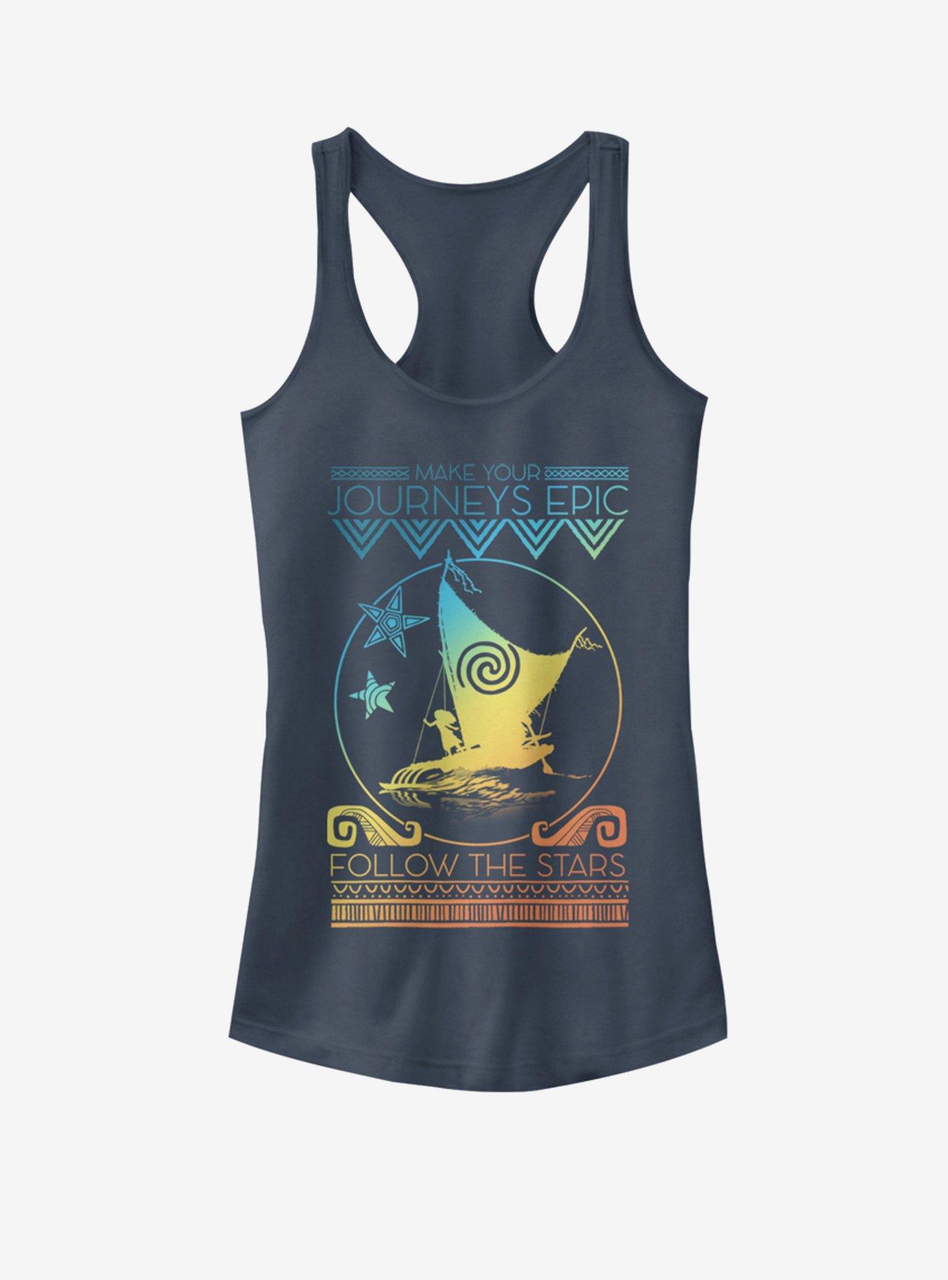 Disney Moana By Starlight Girls Tank, INDIGO, hi-res