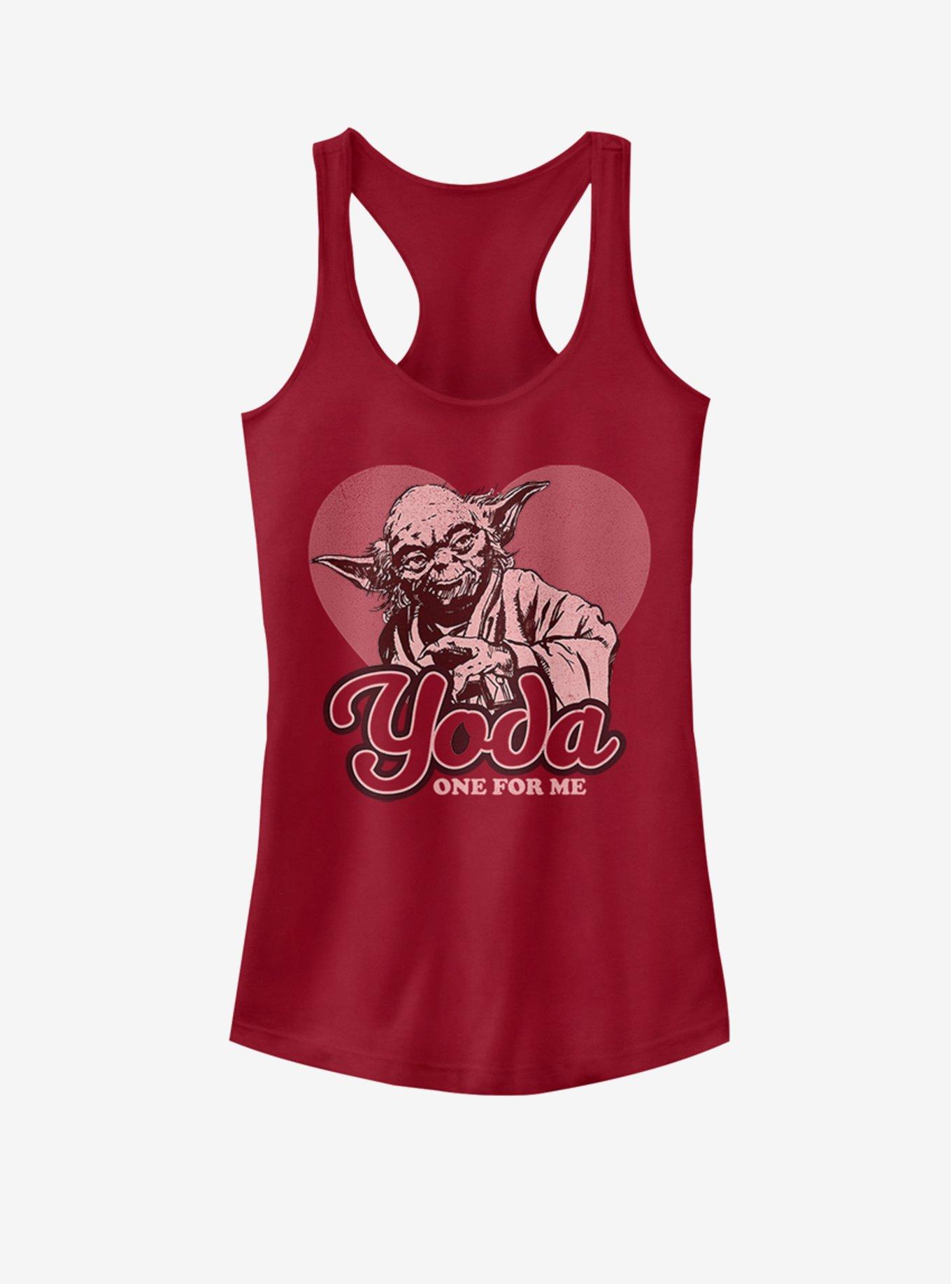 Star Wars Yoda Heart Girls Tank, SCARLET, hi-res