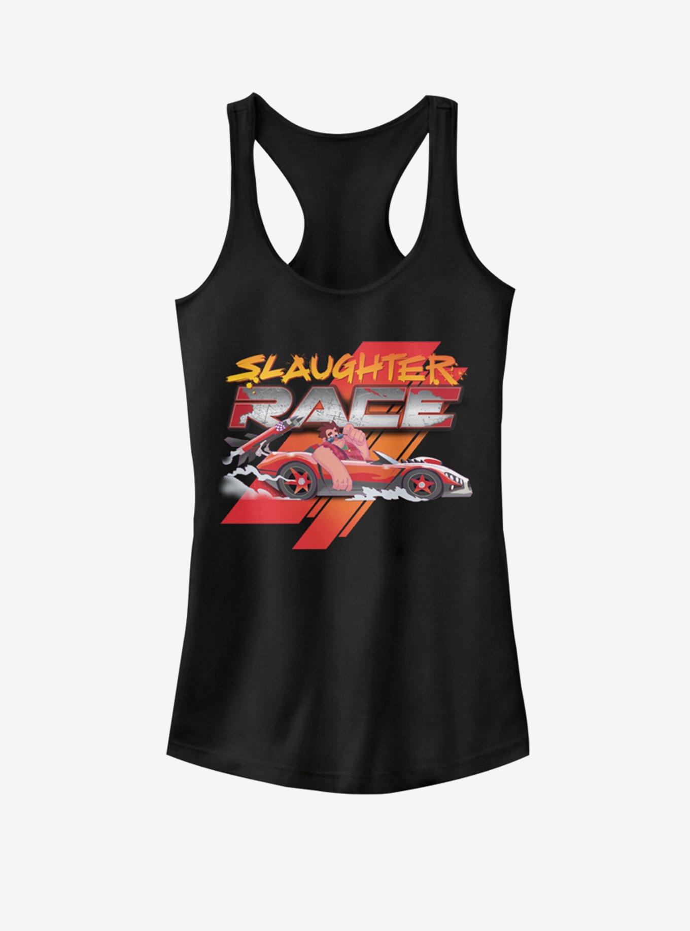 Disney Wreck-It Ralph Slaughter Race Girls Tank, BLACK, hi-res