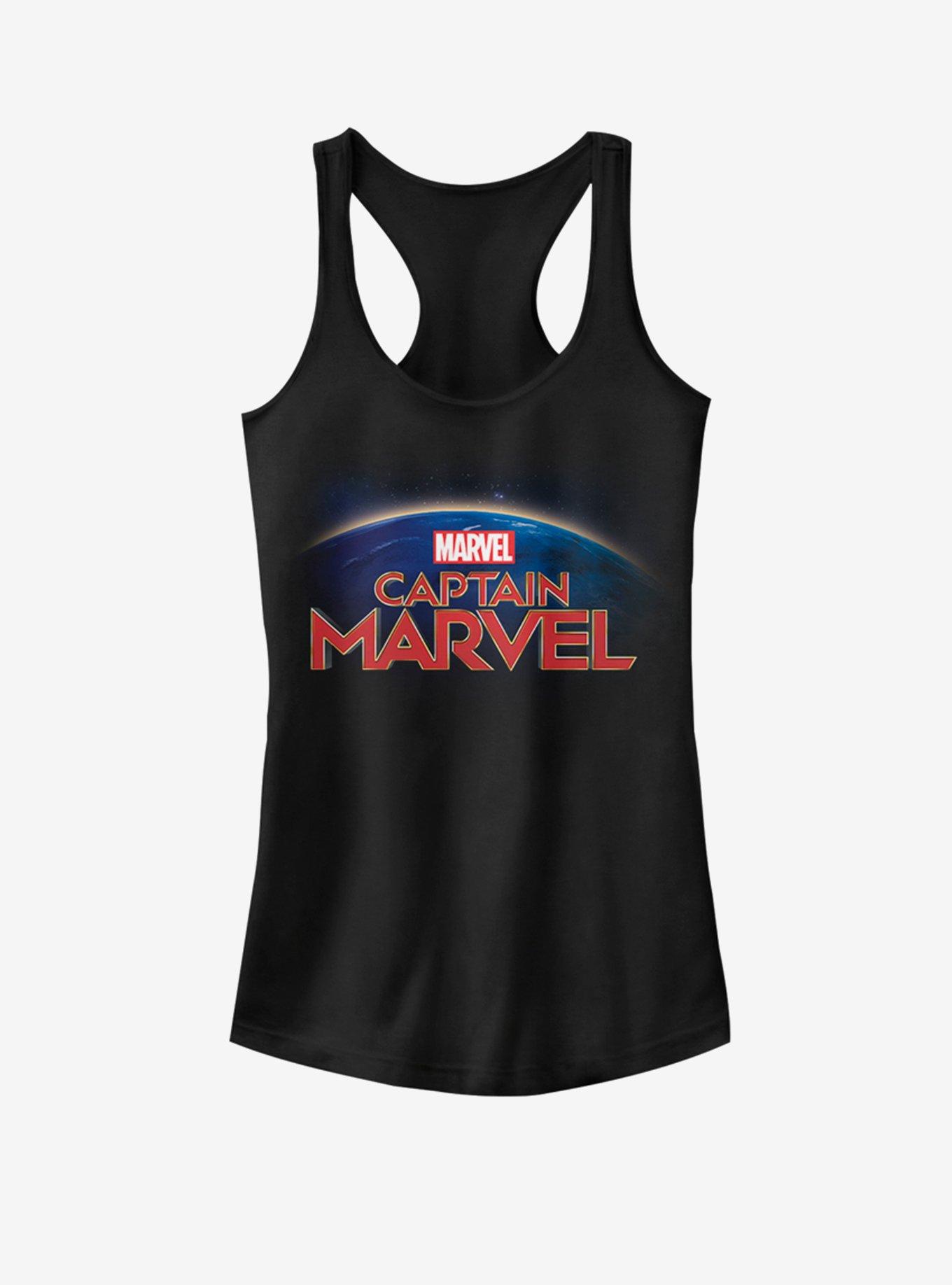 Marvel Captain Marvel Marvel World Girls Tank, BLACK, hi-res