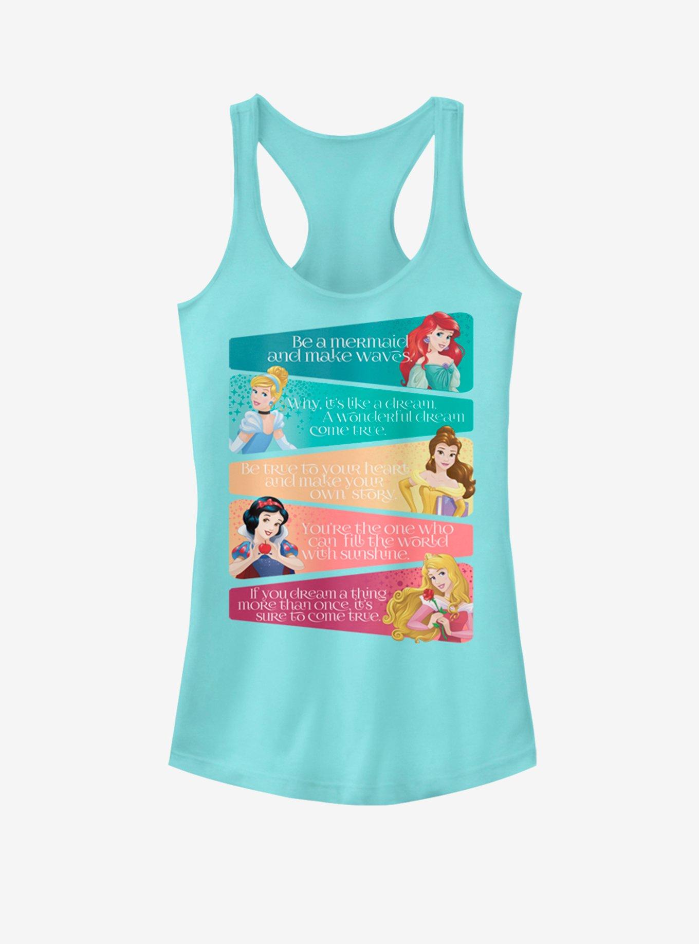 Disney Princesses Princess Adjectives Girls Tank, CANCUN, hi-res