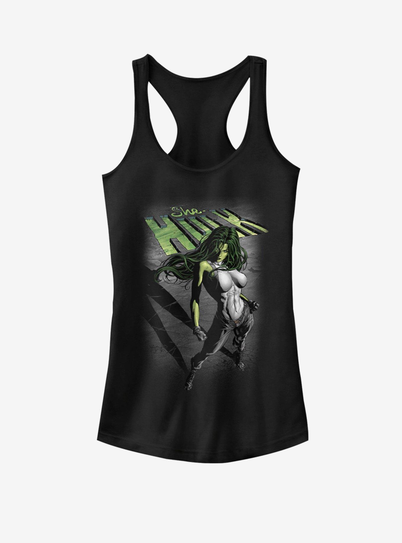 Marvel Hulk Incredible She Hulk Girls Tank, BLACK, hi-res