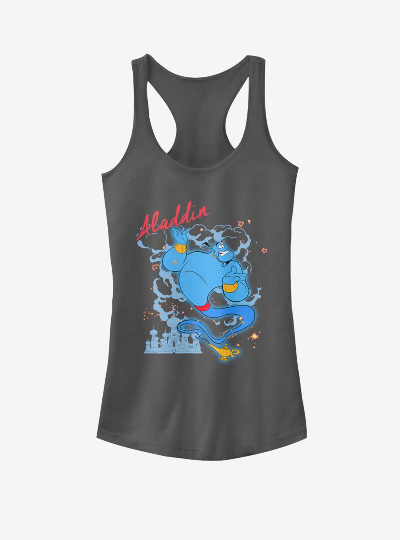 Disney Aladdin Genie Sparkle Girls Tank, CHARCOAL, hi-res