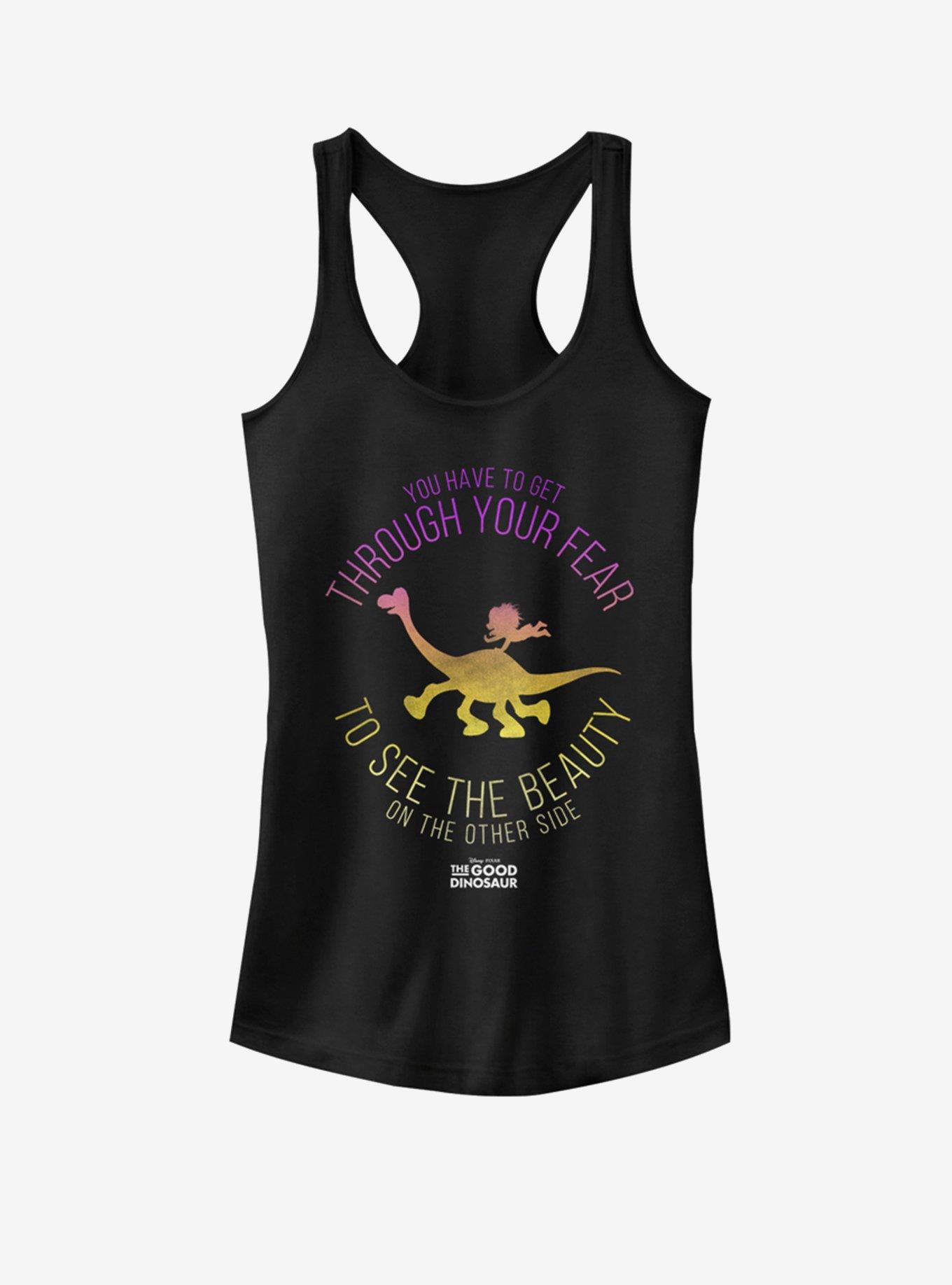 Disney Pixar The Good Dinosaur Get Through Fear Girls Tank, BLACK, hi-res