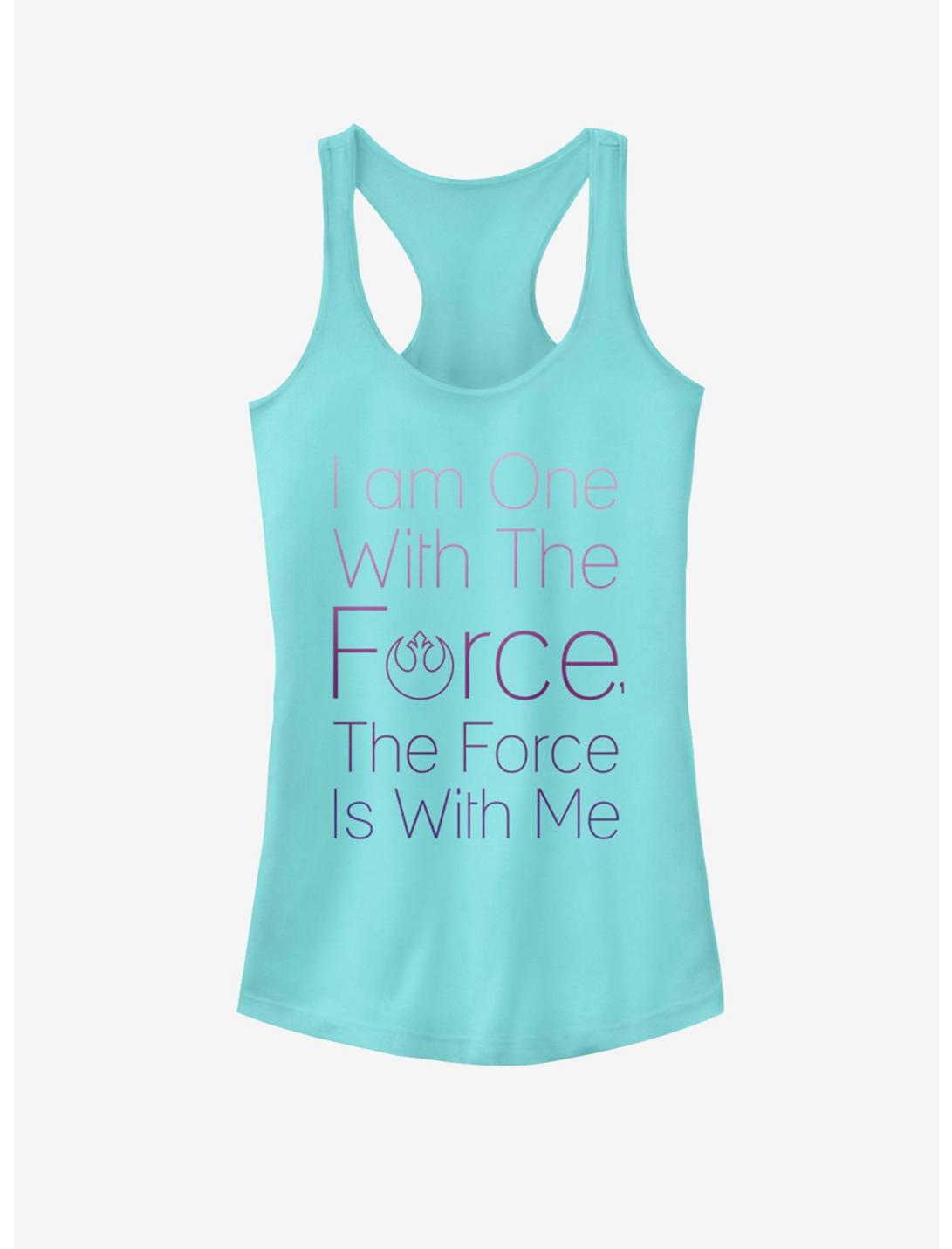 Star Wars One With The Force Girls Tank, CANCUN, hi-res
