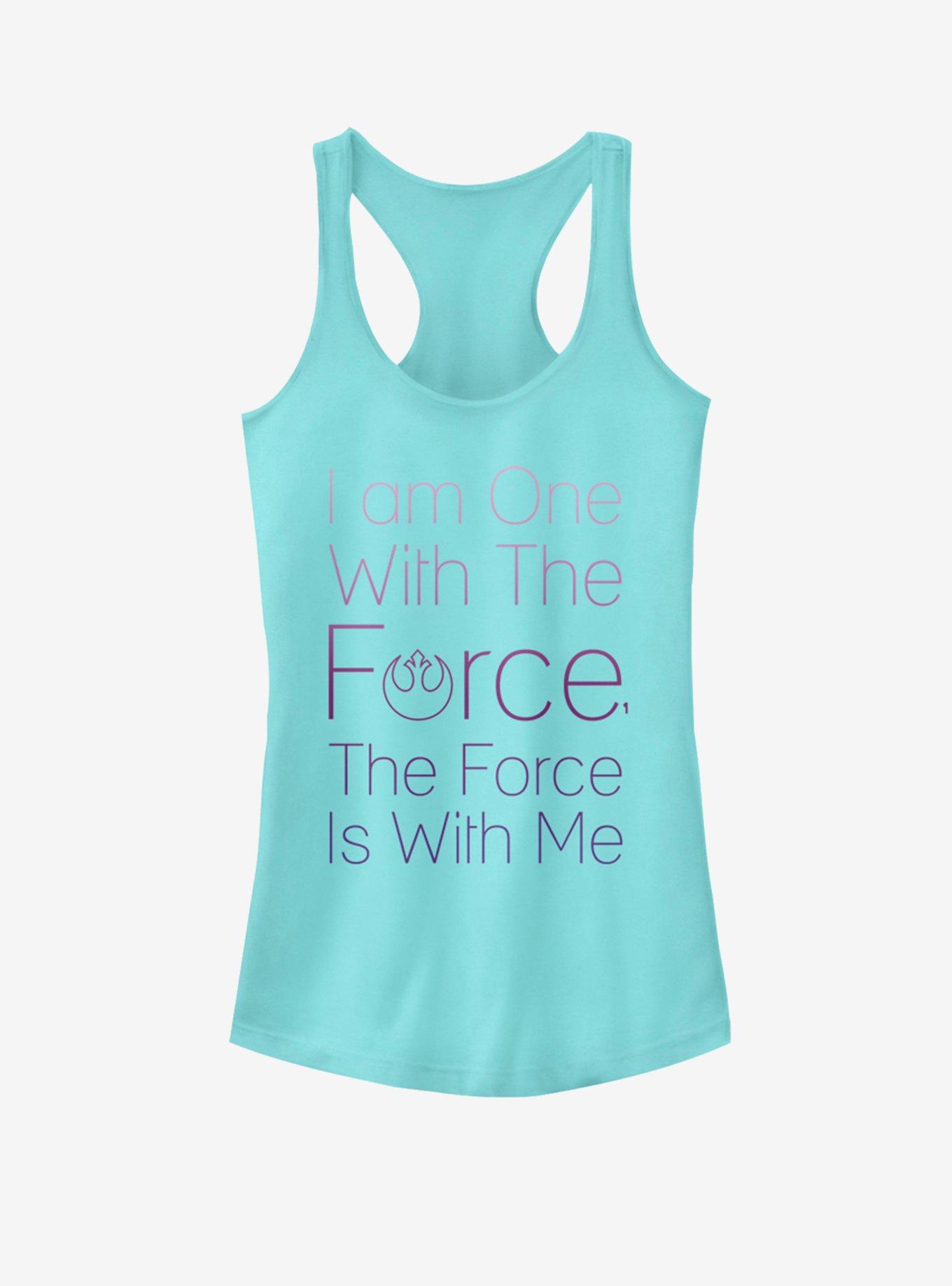 Star Wars One With The Force Girls Tank, CANCUN, hi-res