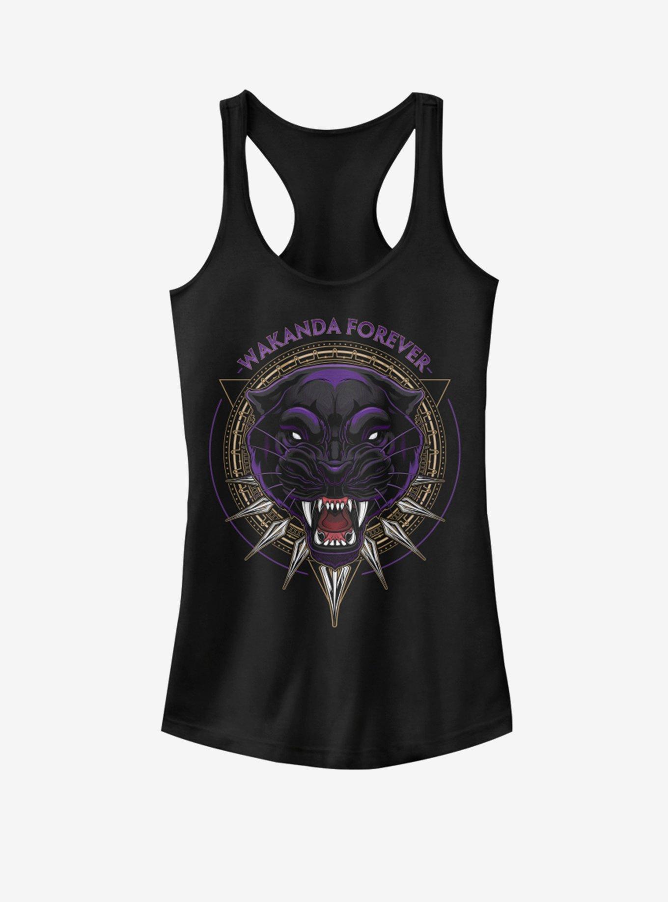 Marvel Black Panther Panther Files Girls Tank, BLACK, hi-res