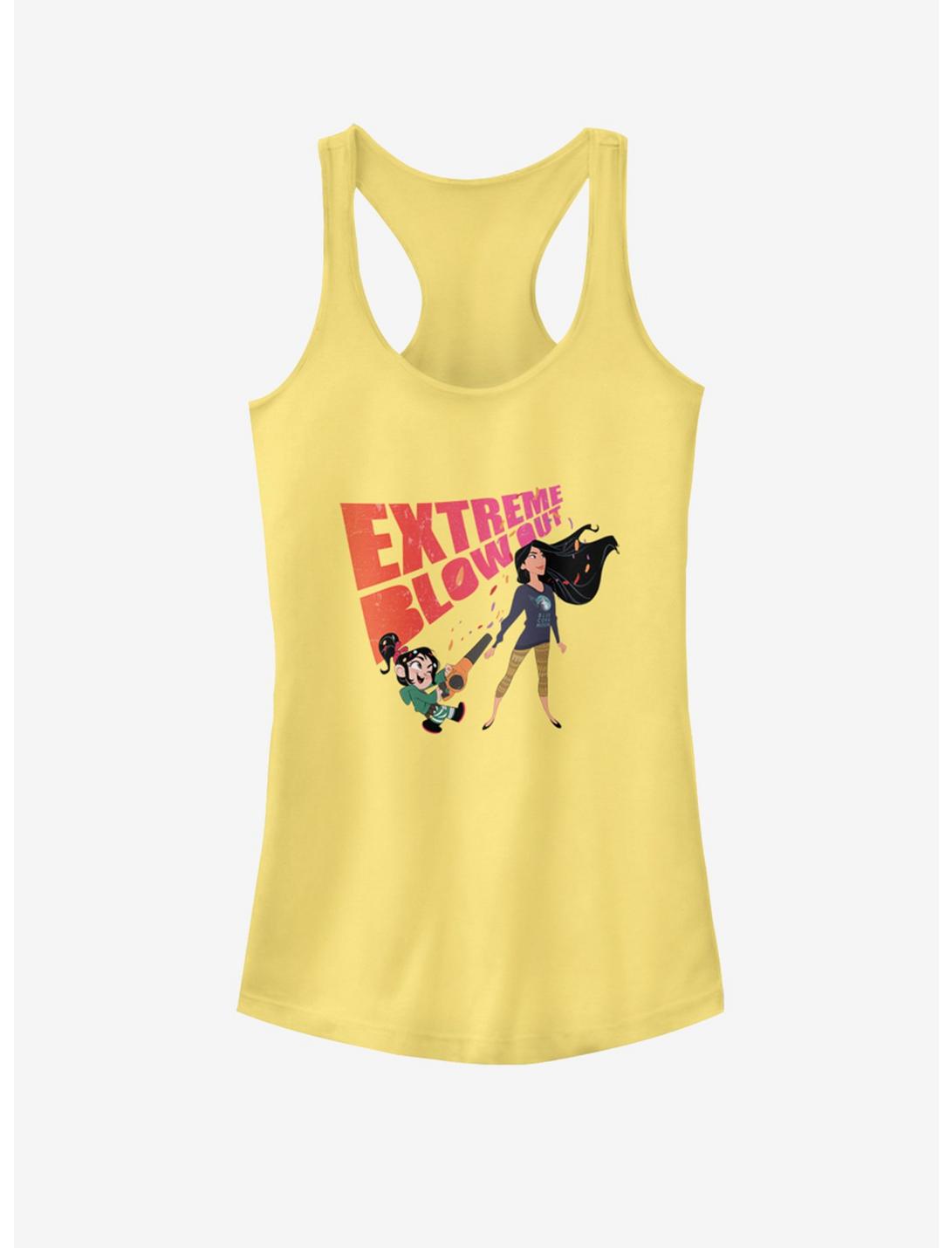 Disney Wreck-It Ralph Style With The Colors Of The Wind Girls Tank, BANANA, hi-res