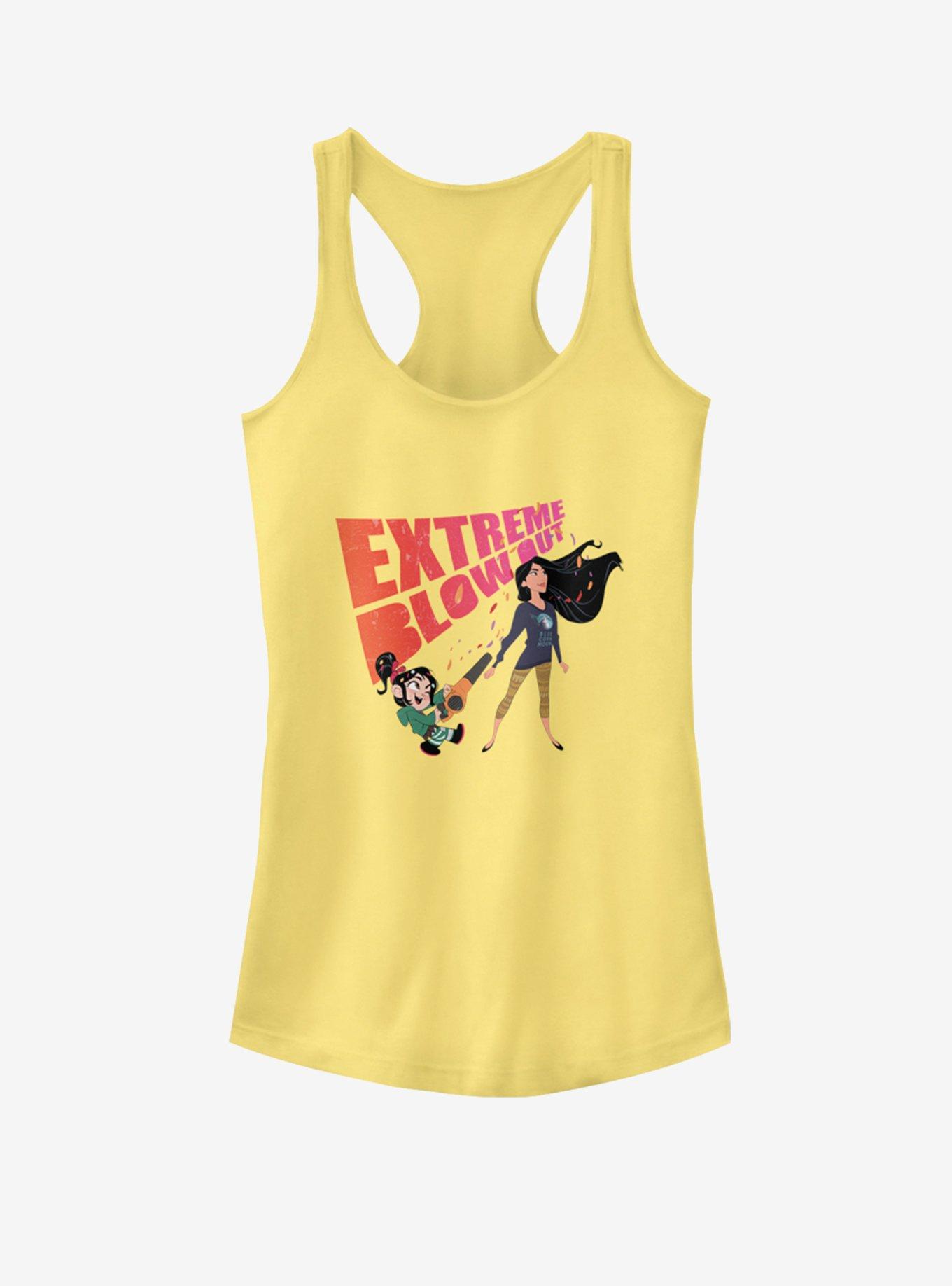 Disney Wreck-It Ralph Style With The Colors Of The Wind Girls Tank, BANANA, hi-res