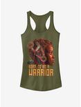 Marvel Black Panther Nakia Warrior Girls Tank, MIL GRN, hi-res