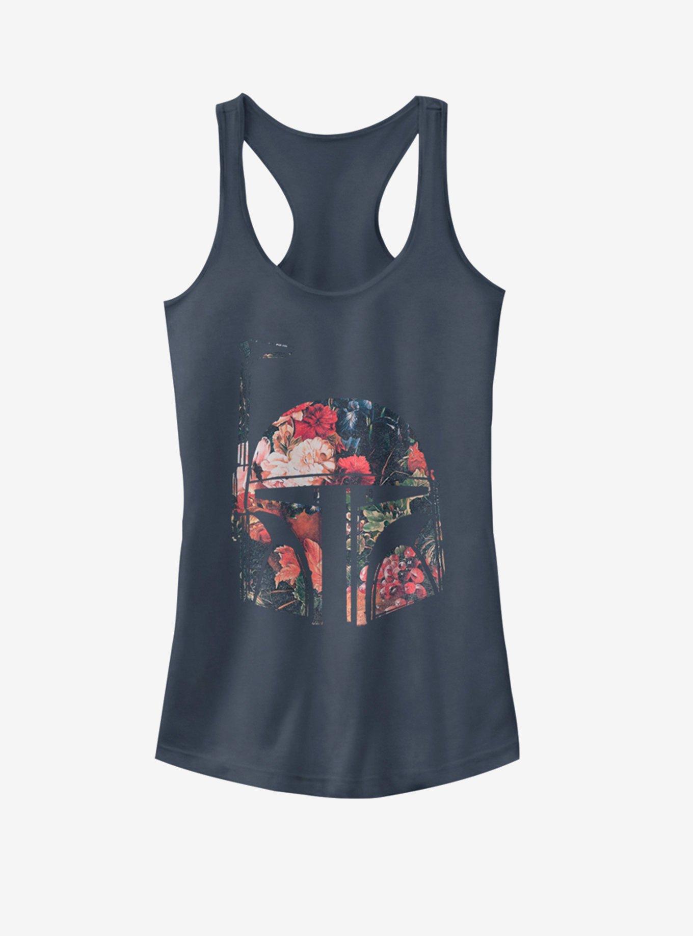 Star Wars Bobba Floral Girls Tank, INDIGO, hi-res