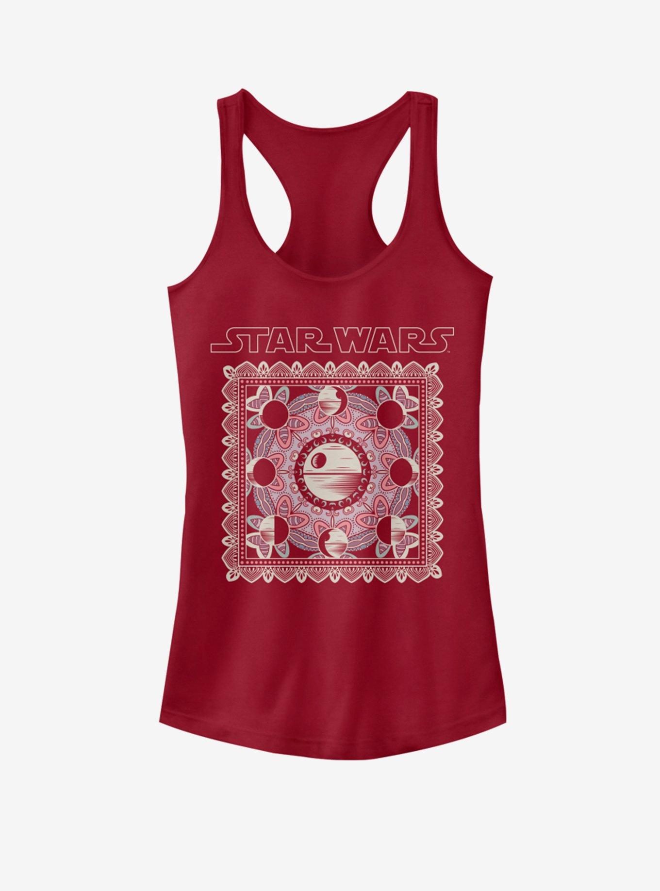 Star Wars Boho Death Stars Girls Tank, SCARLET, hi-res