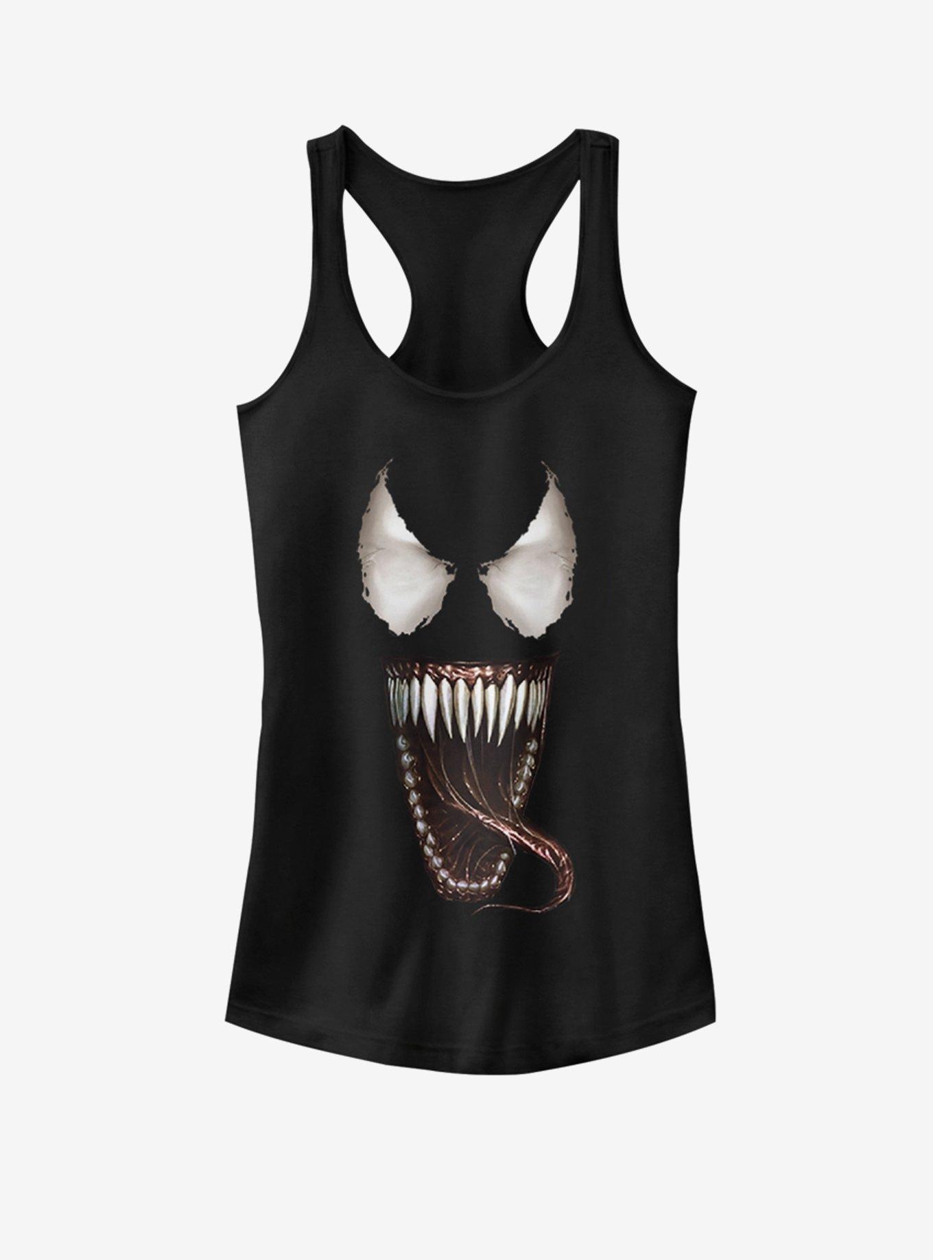 Marvel Venom MouthOpen Girls Tank, BLACK, hi-res