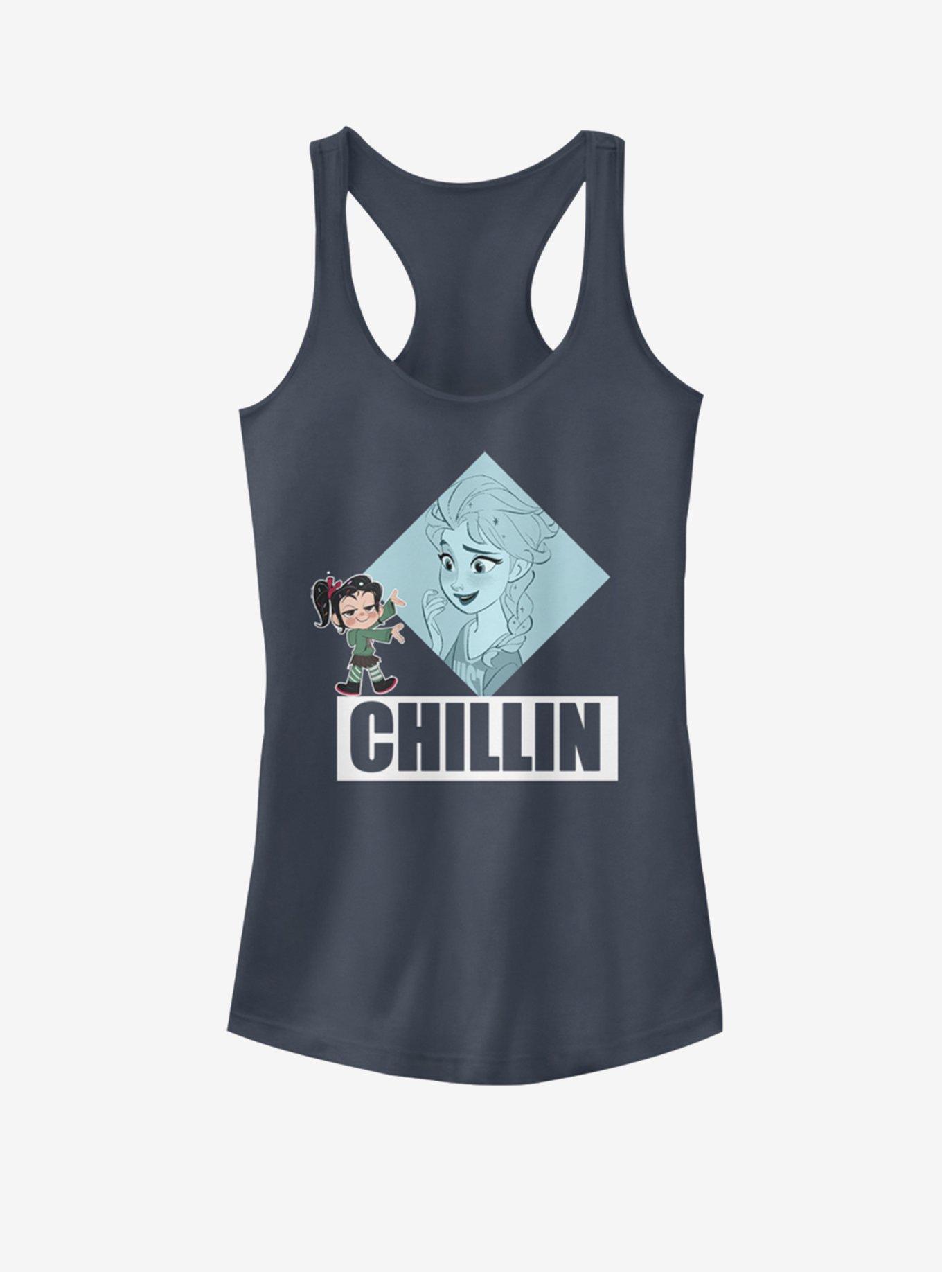 Disney Wreck-It Ralph Princess Chillin Girls Tank