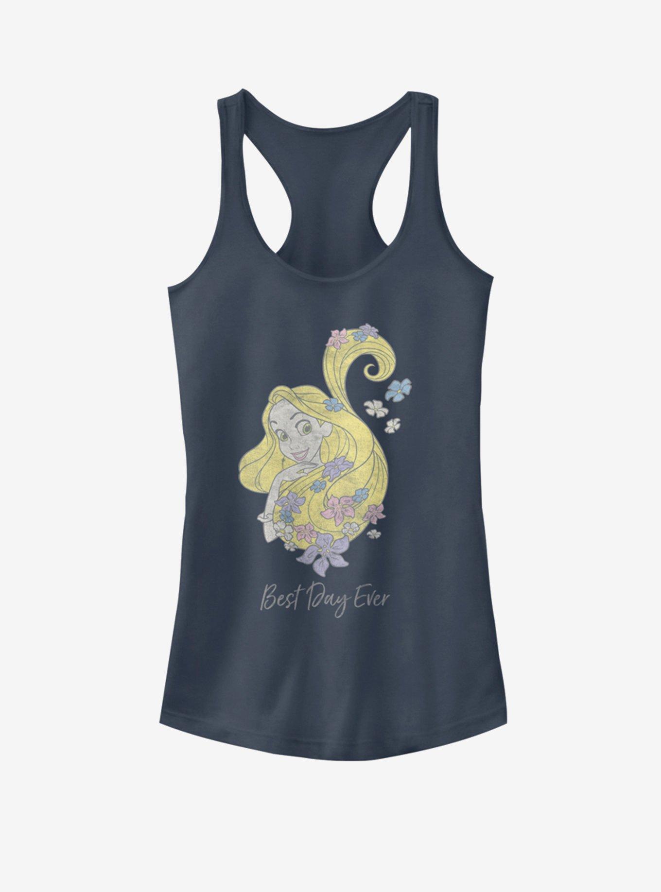 Disney Princesses Best Day Ever Girls Tank, INDIGO, hi-res