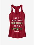 Star Wars Want the Force Girls Tank, SCARLET, hi-res