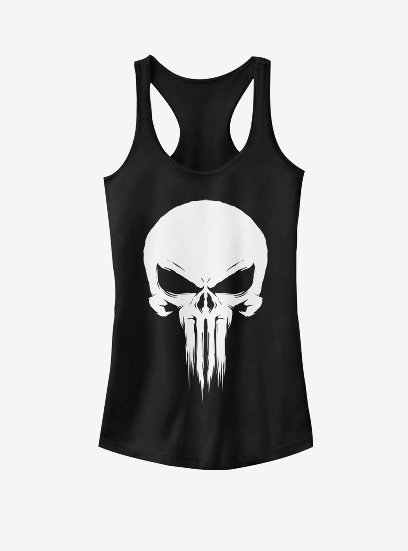 Marvel The Punisher Punisher Girls Tank, BLACK, hi-res