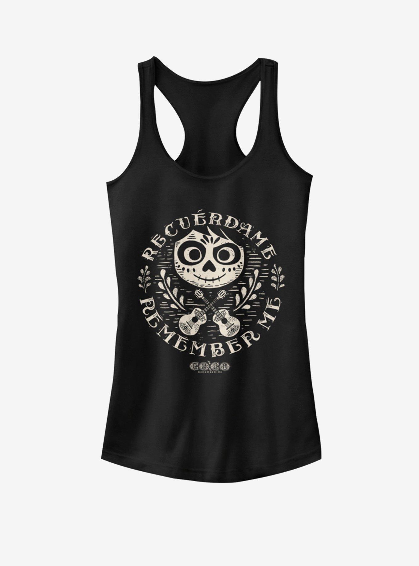 Disney Pixar Coco Circle Remember Girls Tank