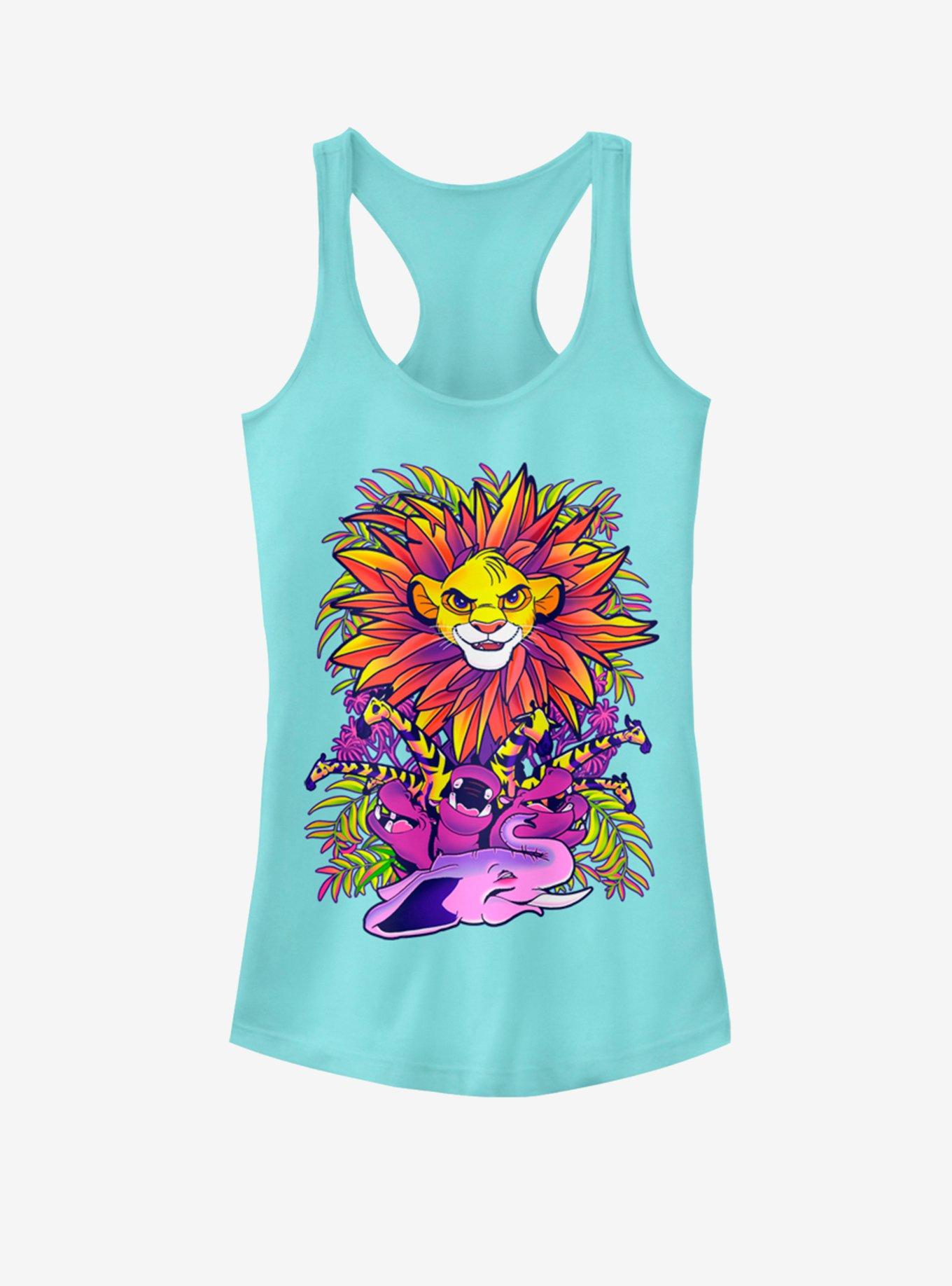 Disney The Lion King Hyper Color King Girls Tank, CANCUN, hi-res