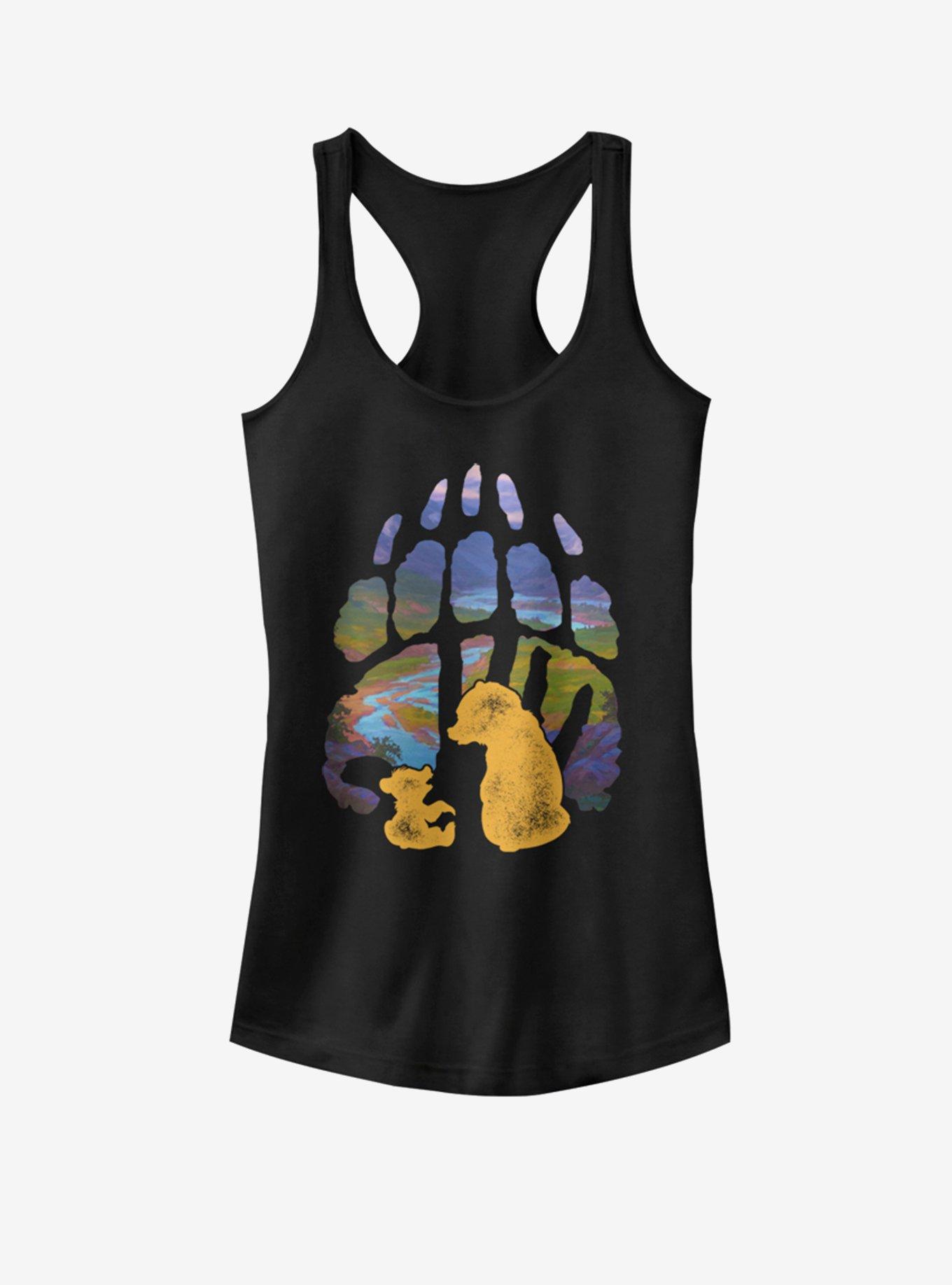 Disney Brother Bear Bear Paw Girls Tank, BLACK, hi-res