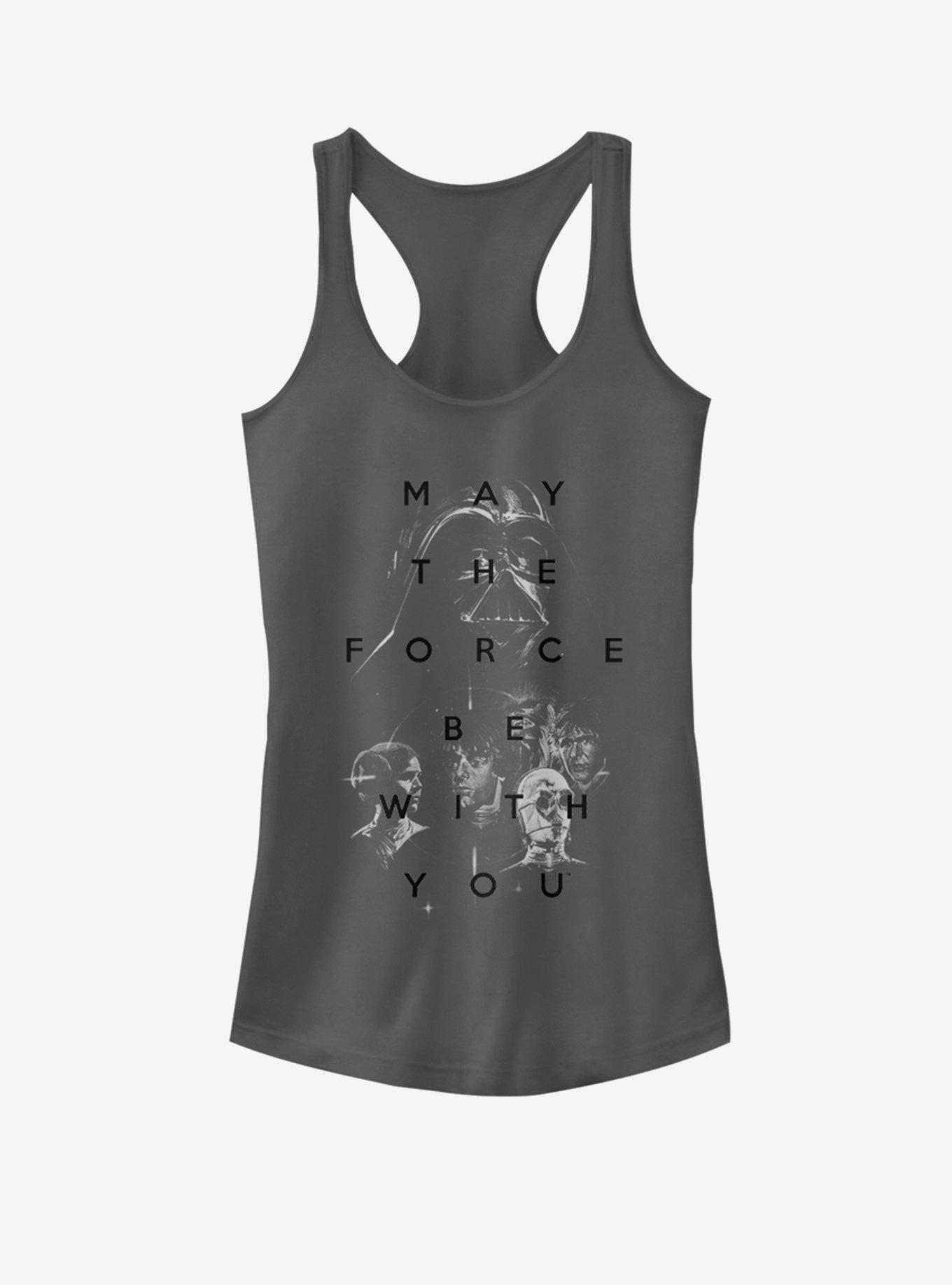 Star Wars Forced Girls Tank, CHARCOAL, hi-res