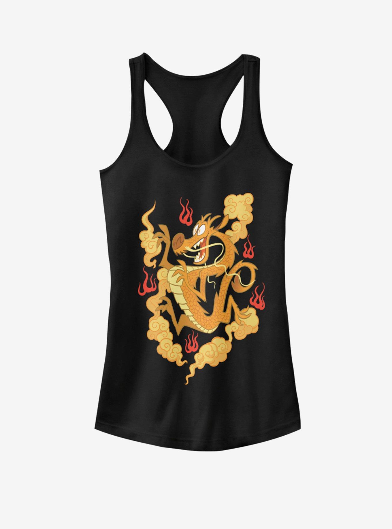 Disney Wreck-It Ralph Mulan Girls Tank, BLACK, hi-res