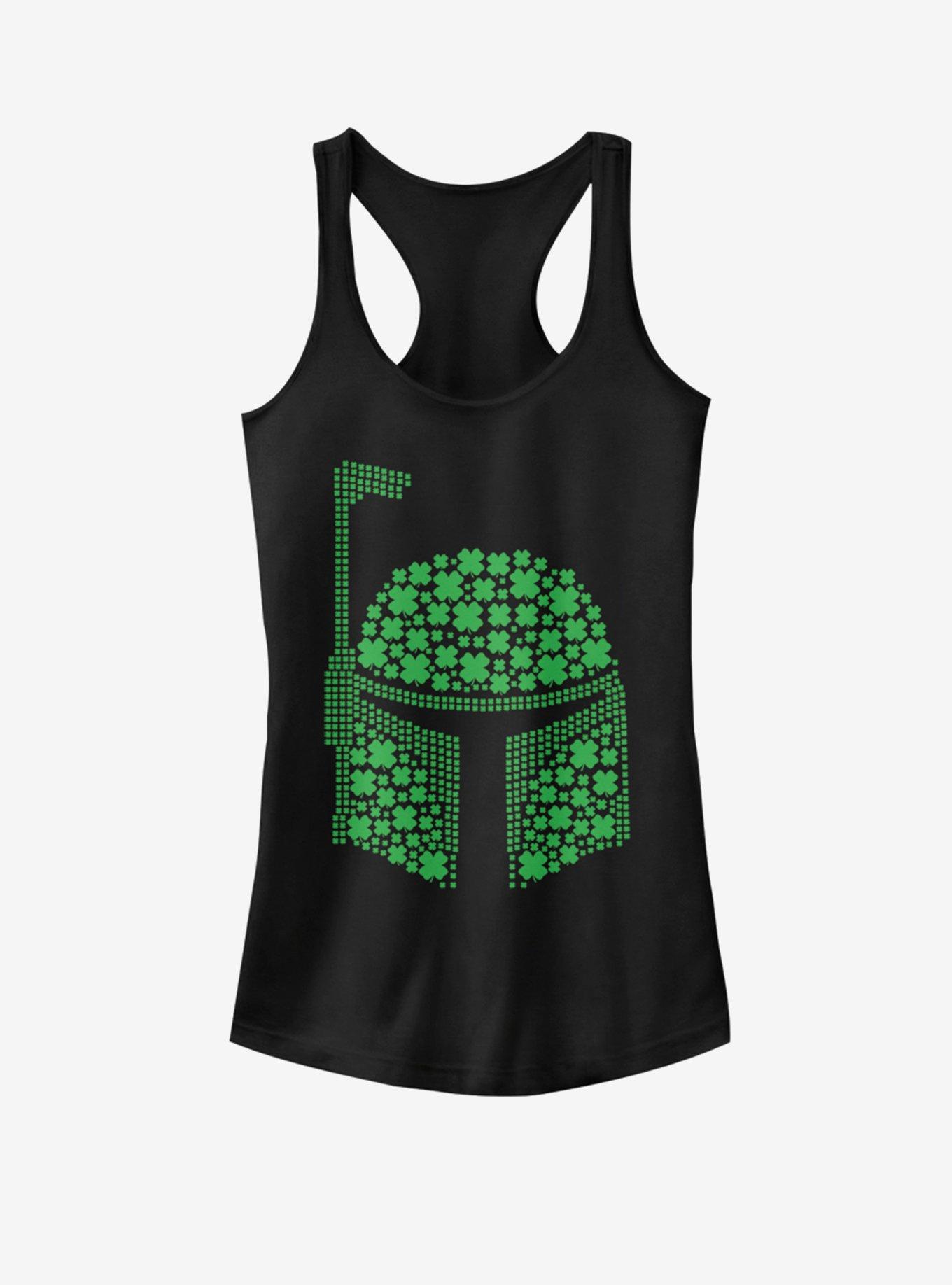 Star Wars Boba Clovers Girls Tank, BLACK, hi-res