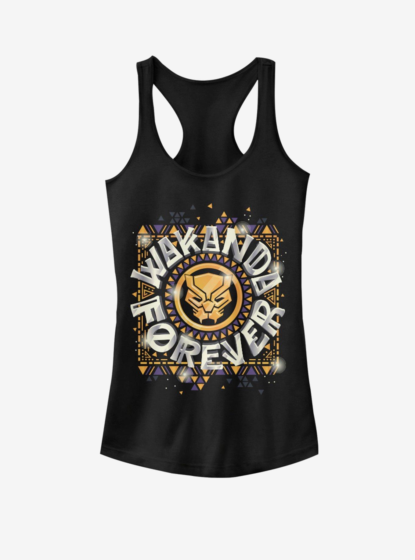 Marvel Black Panther Swag Wakanda Girls Tank, BLACK, hi-res