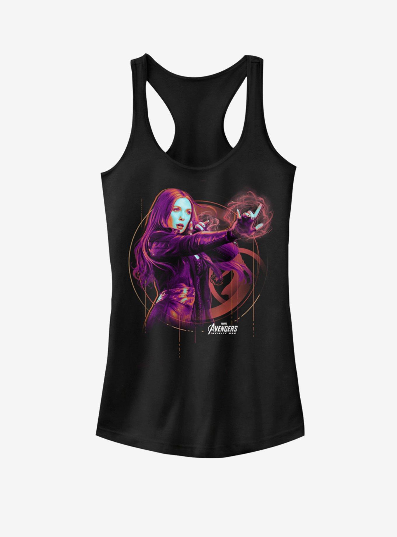 Marvel Captain Marvel Scarlet Witch Tech Girls Tank, , hi-res