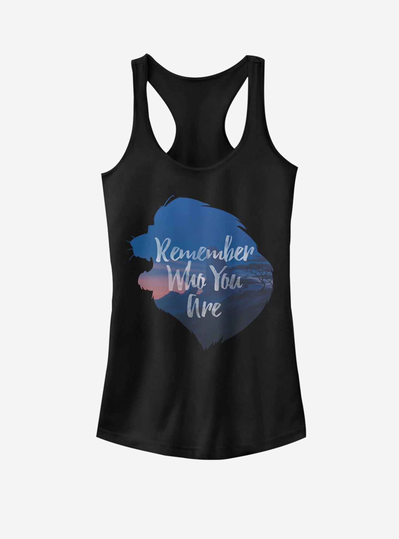 Disney The Lion King Inspirational Silhouette Girls Tank, BLACK, hi-res