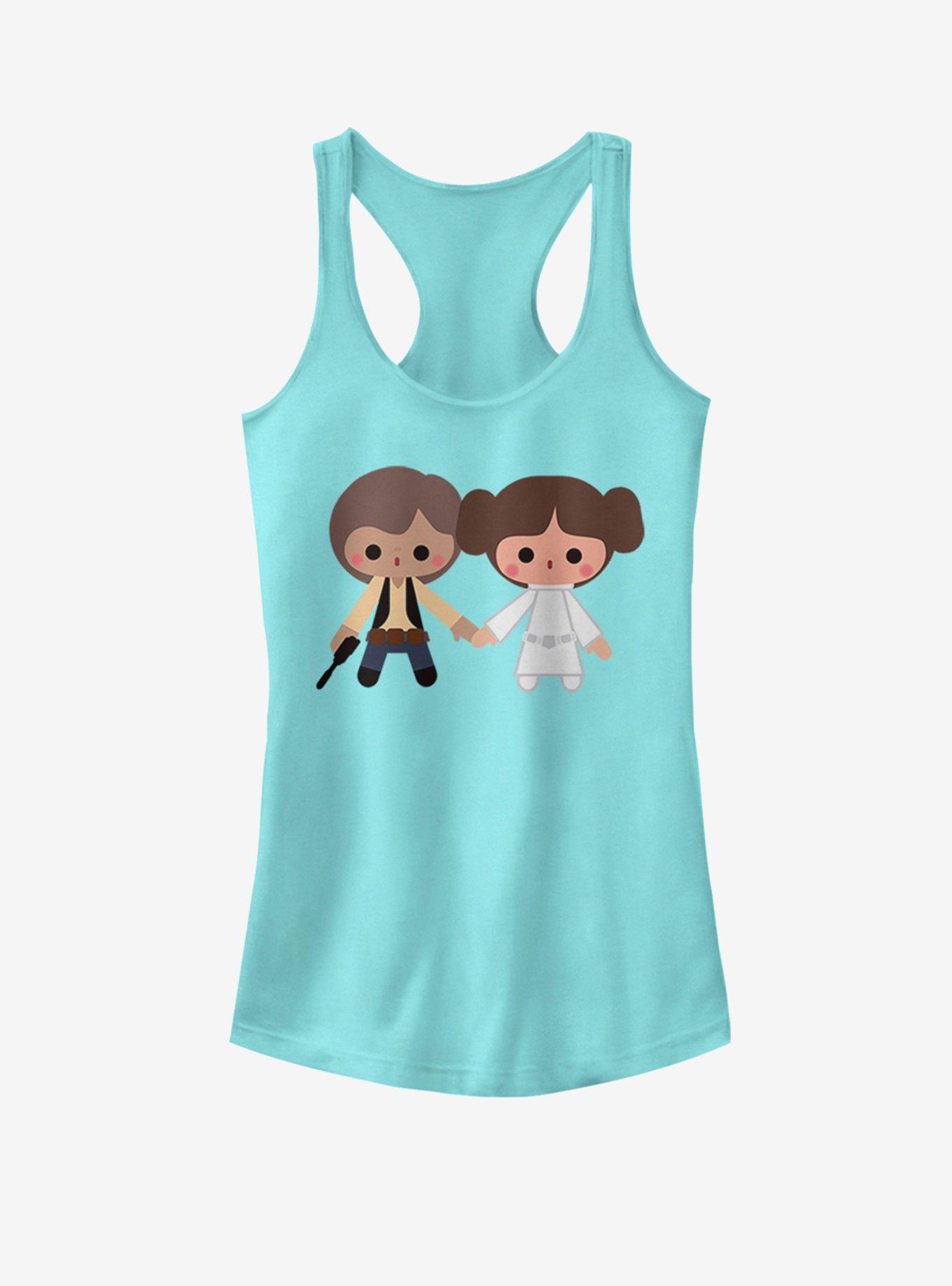 Star Wars Han & Leia Kawaii Girls Tank, , hi-res