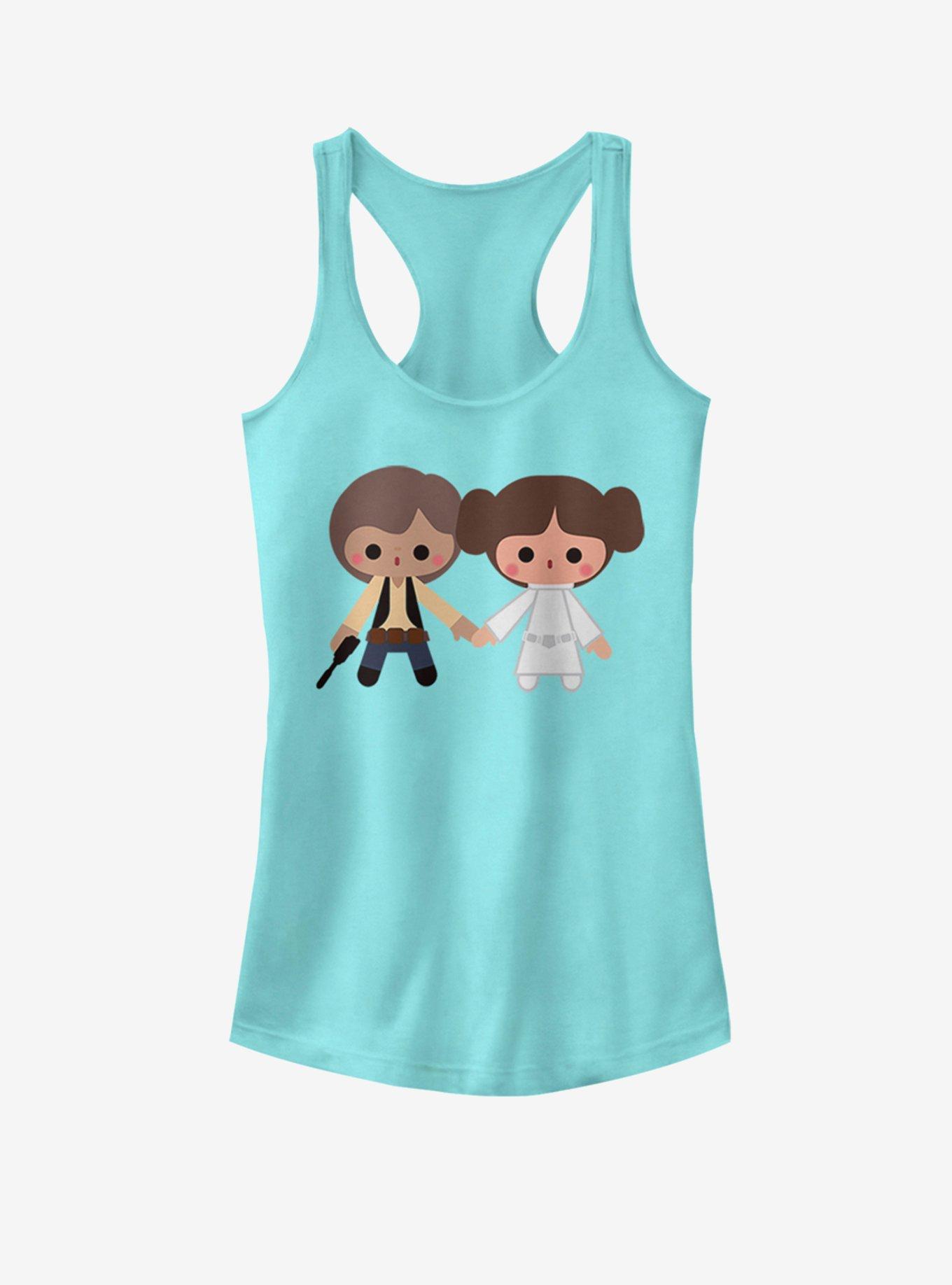 Star Wars Han & Leia Kawaii Girls Tank, CANCUN, hi-res