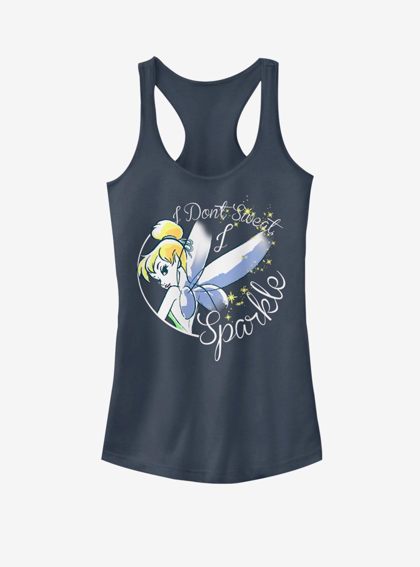 Disney Tinker Bell Sparkle Magic Girls Tank, INDIGO, hi-res