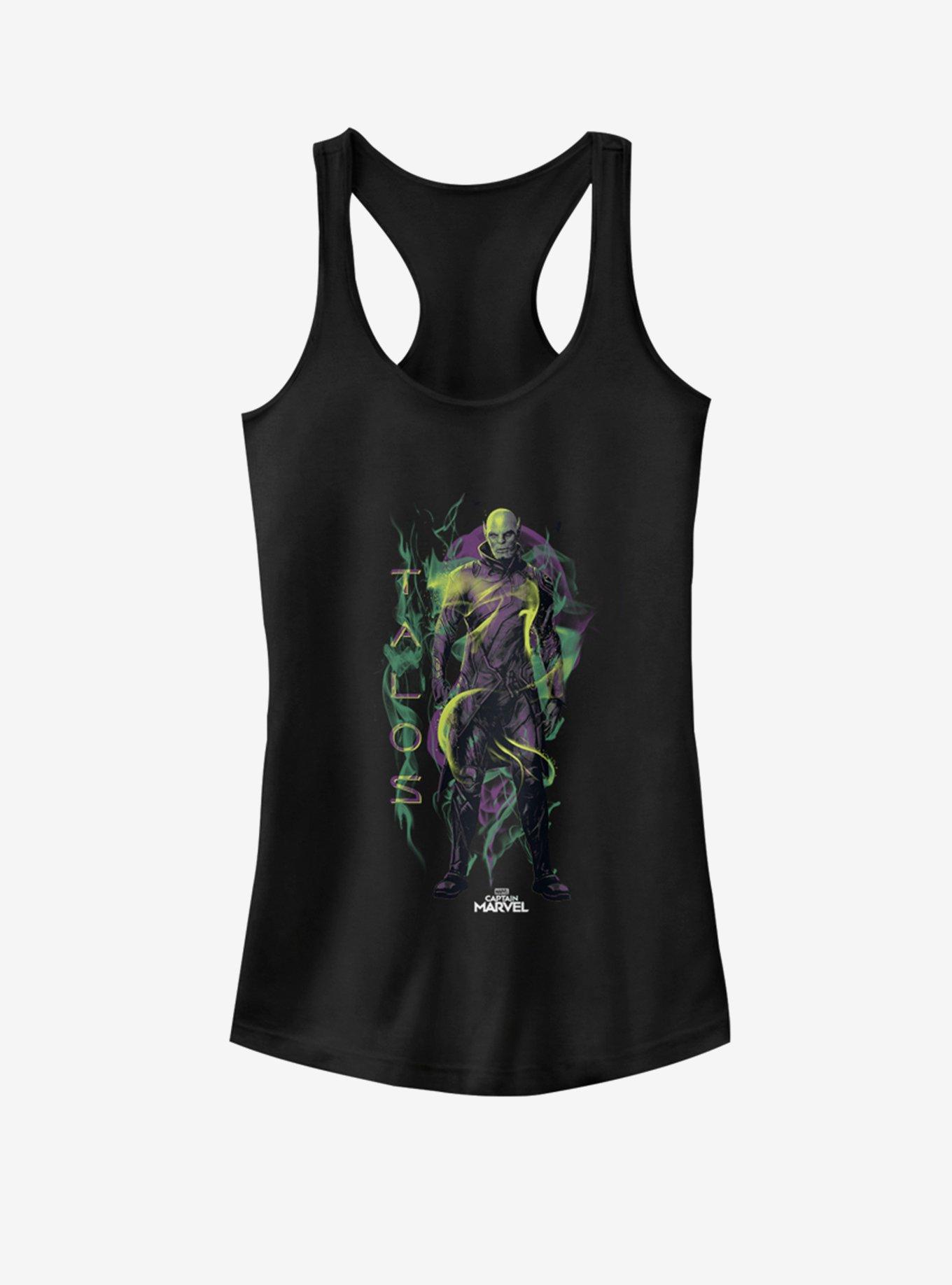 Marvel Captain Marvel Talos Green Girls Tank, , hi-res