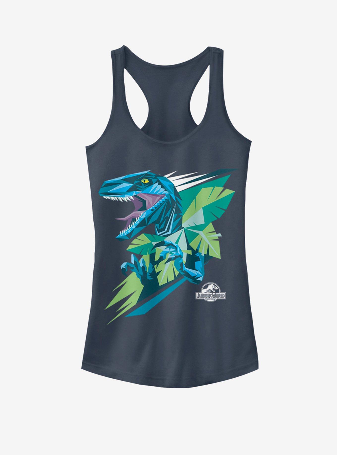 Universal Jurassic Park Blue Dino Girls Tank