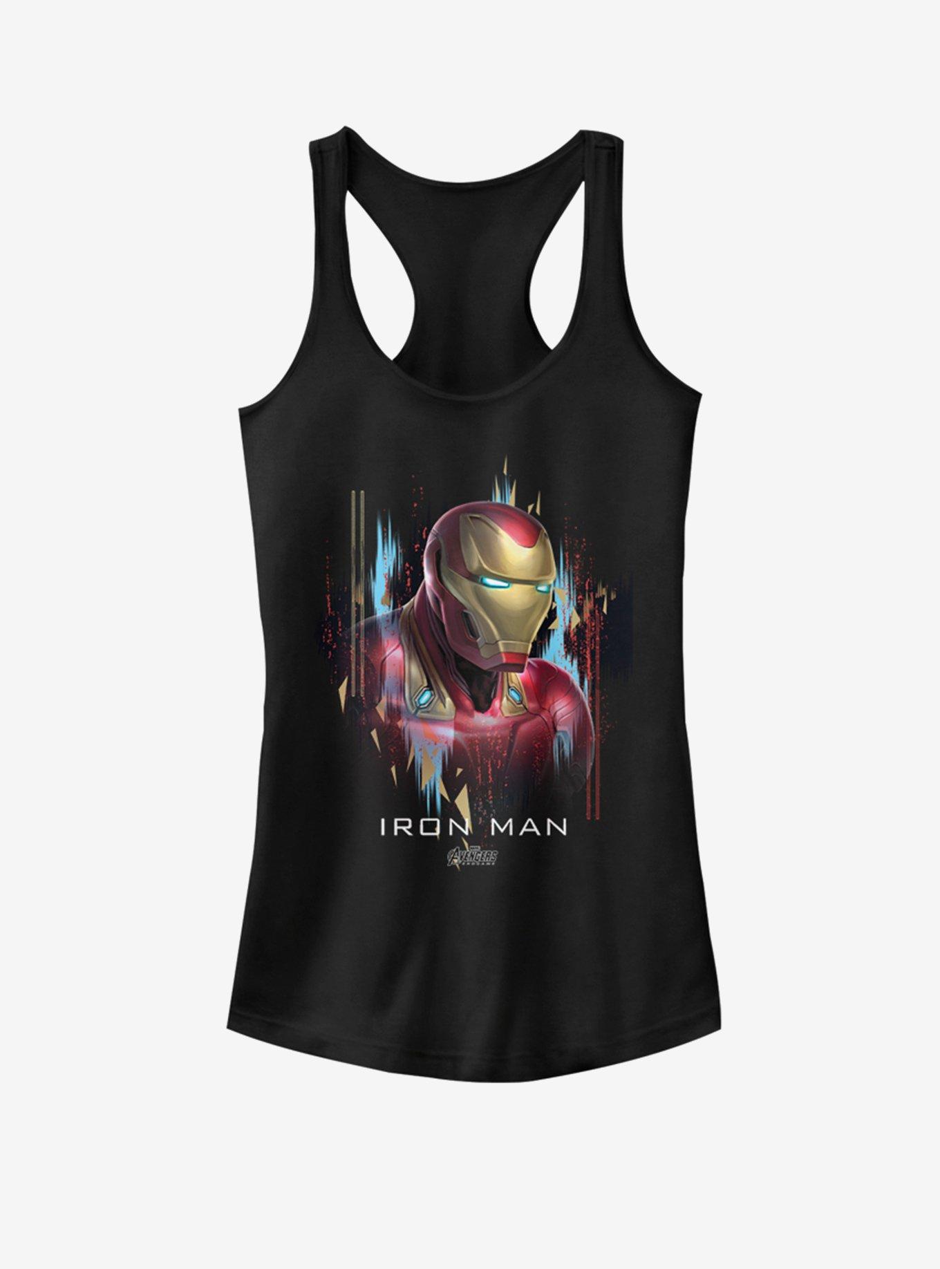 Marvel Iron Man Portrait Girls Tank, BLACK, hi-res