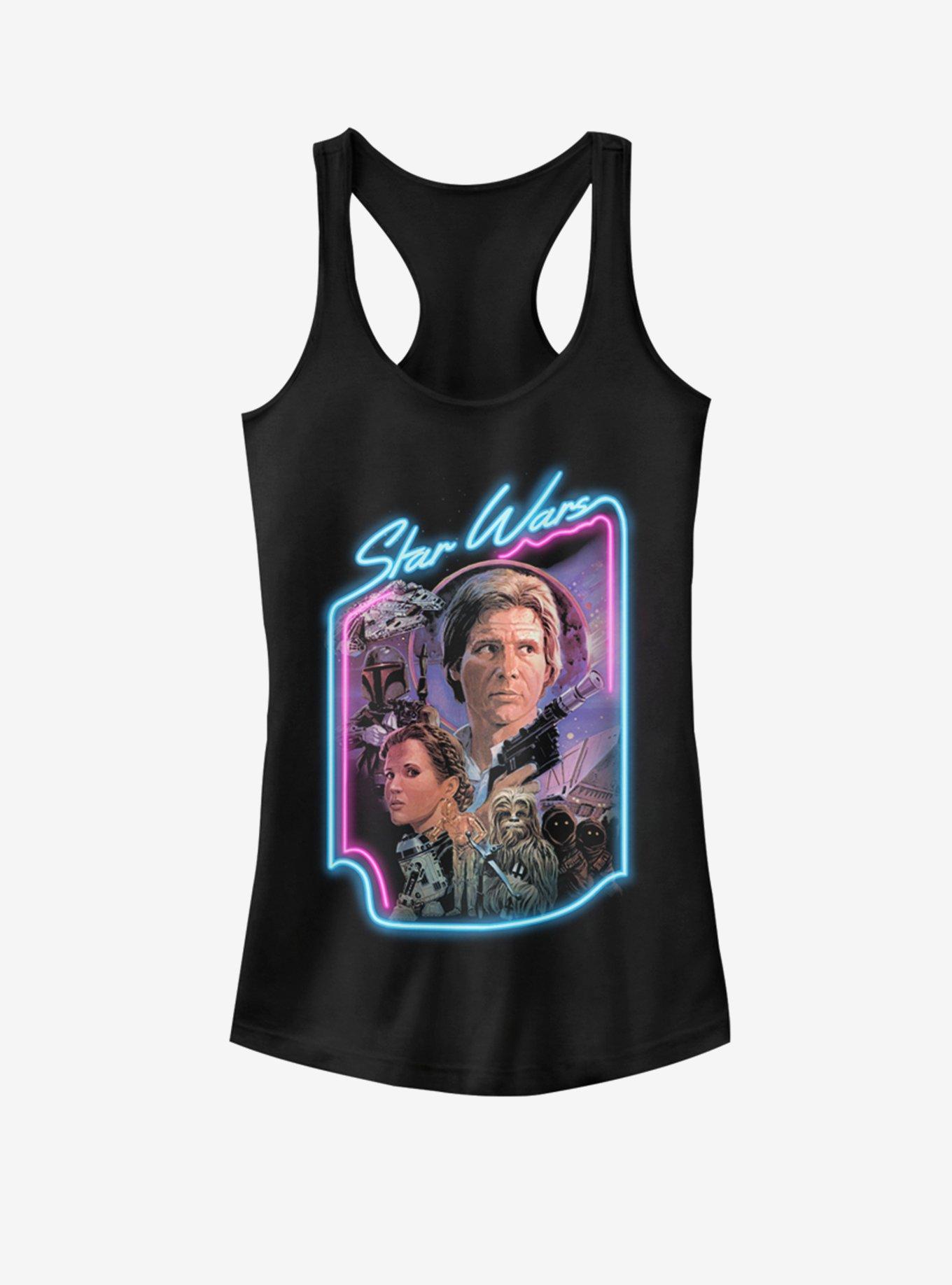 Star Wars Comic Gang Girls Tank, BLACK, hi-res view 1